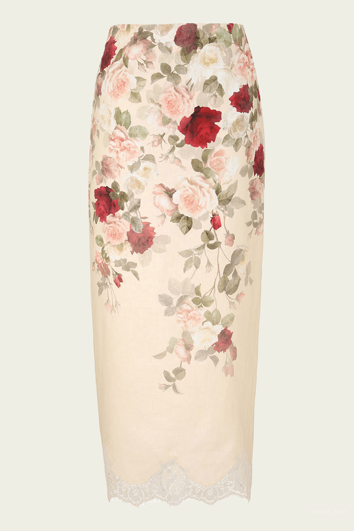 Hypnotic Pencil Skirt in Cream Cascade - shop - olivia.com