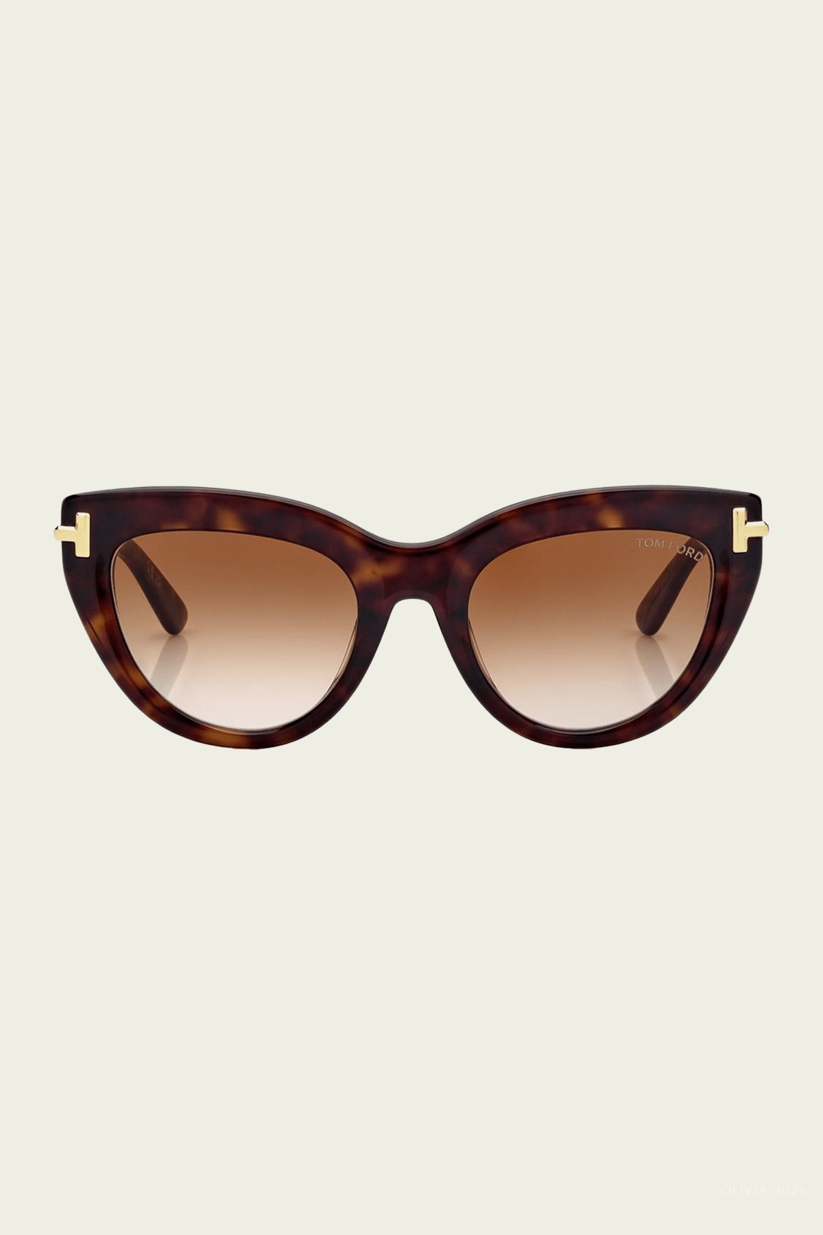 Icon Cat-Eye Sunglasses in Havana Brown - shop-olivia.com