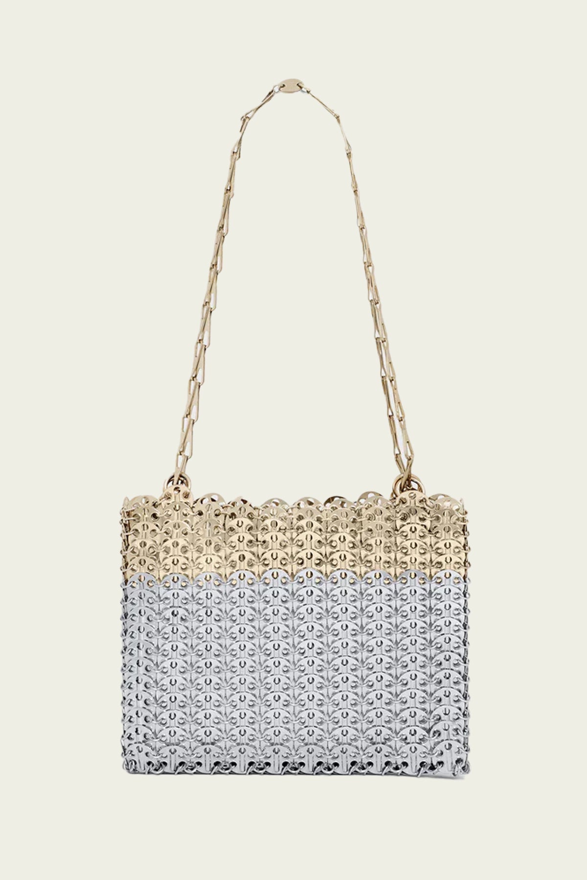 Iconic Skyline 1969 Bag in Silver/Light Gold - shop - olivia.com