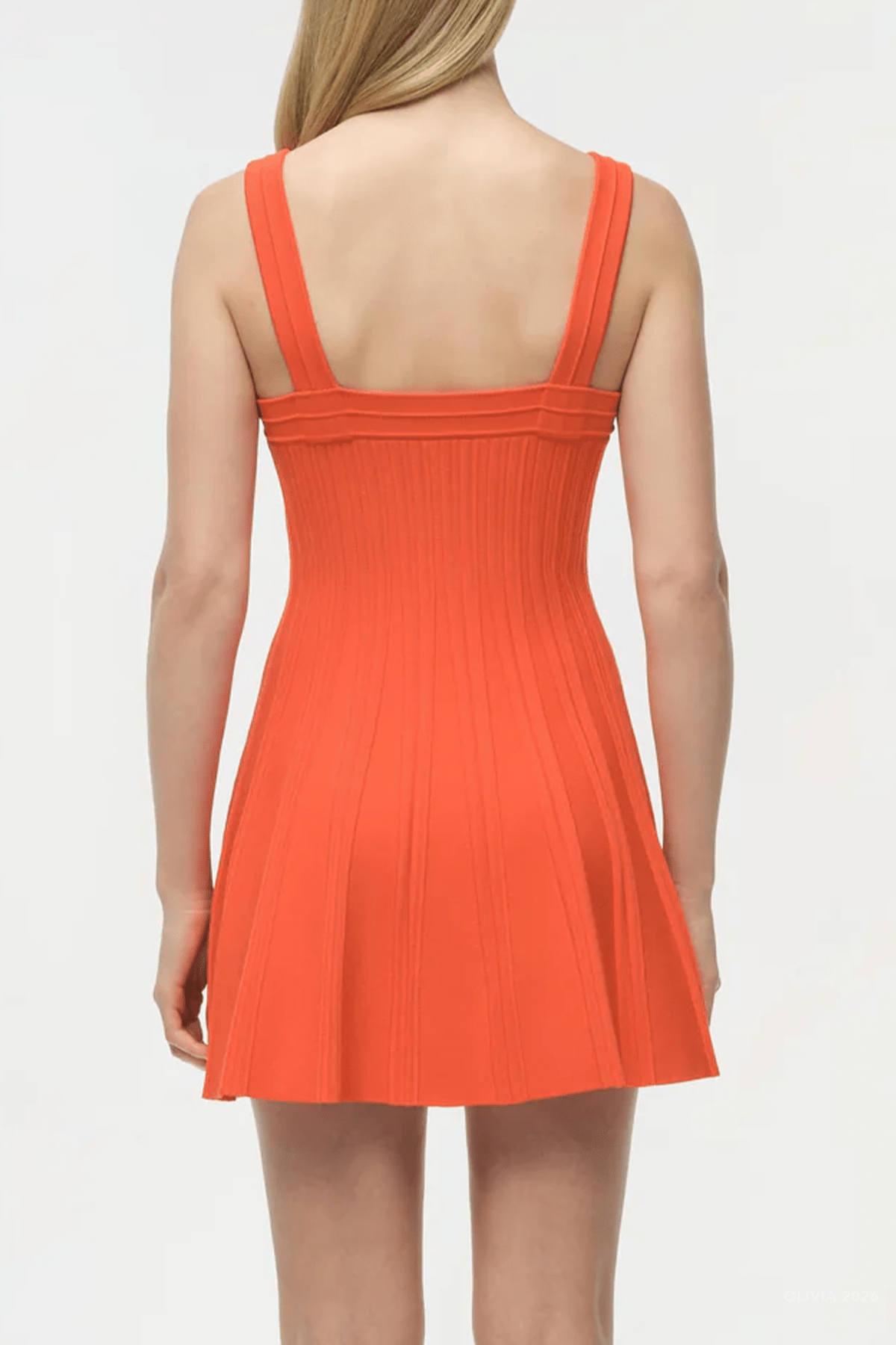 Indie Knit Mini Dress in Lobster - shop - olivia.com
