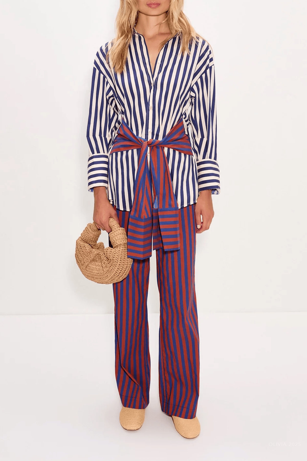 Inna Poplin Top in Multi - shop - olivia.com