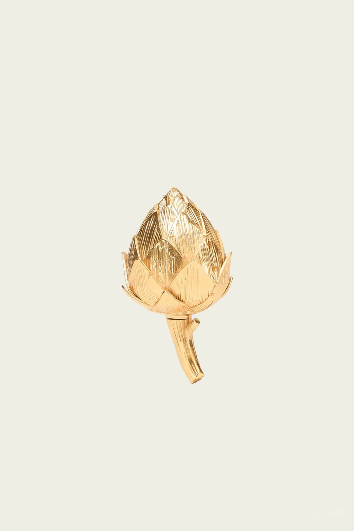 Isabella Artichoke Clutch in Gold - shop-olivia.com