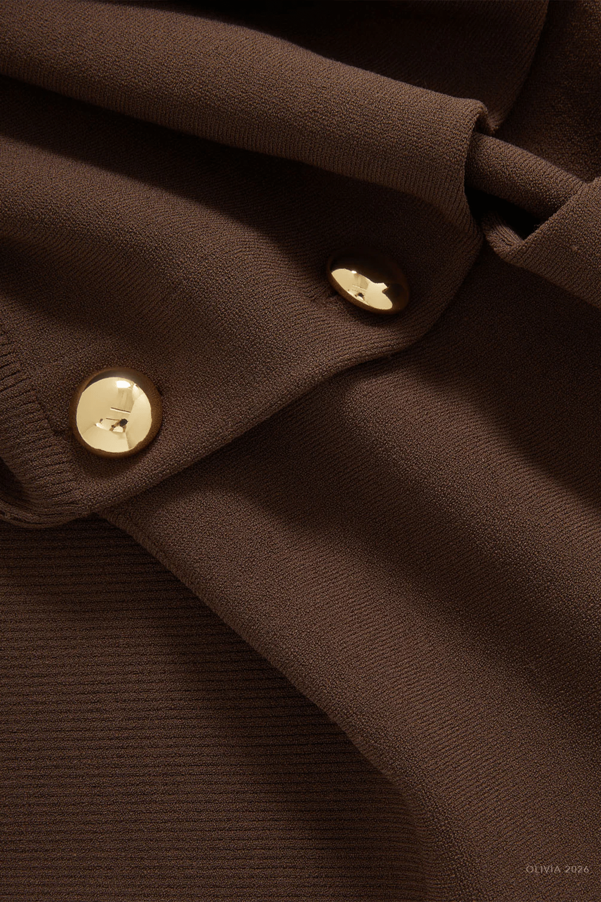 Isador Knit Vest in Dark Mocha - shop - olivia.com