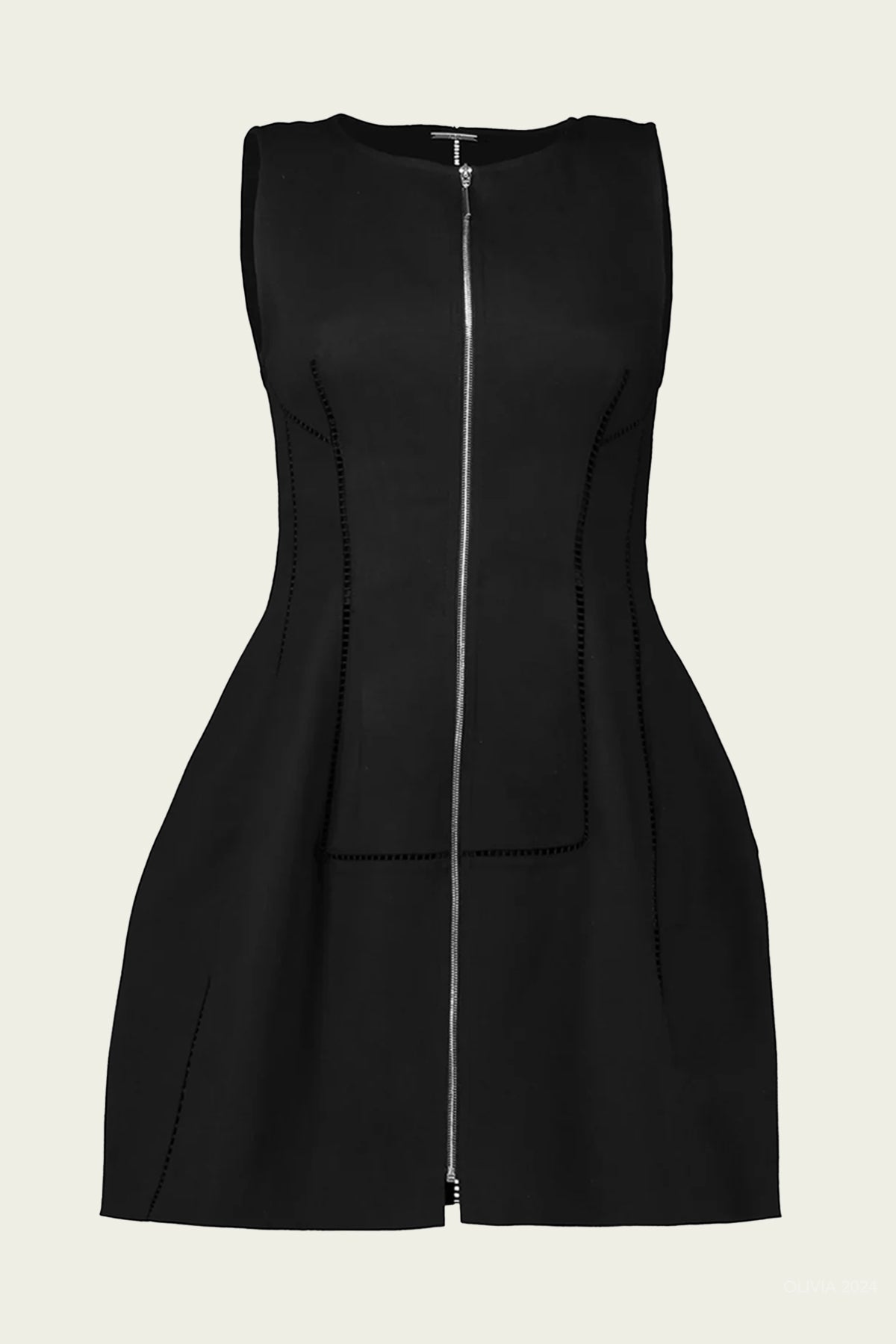 Italie Short Dress in Black - shop - olivia.com