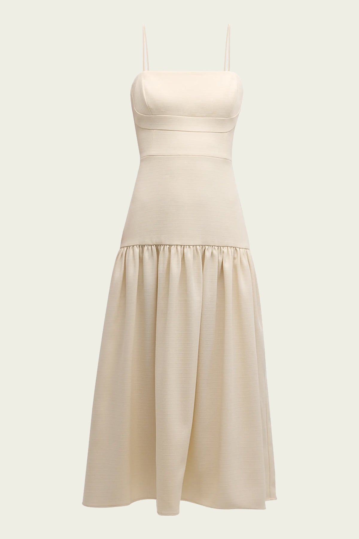 Ivi Dress in Ivory - shop-olivia.com