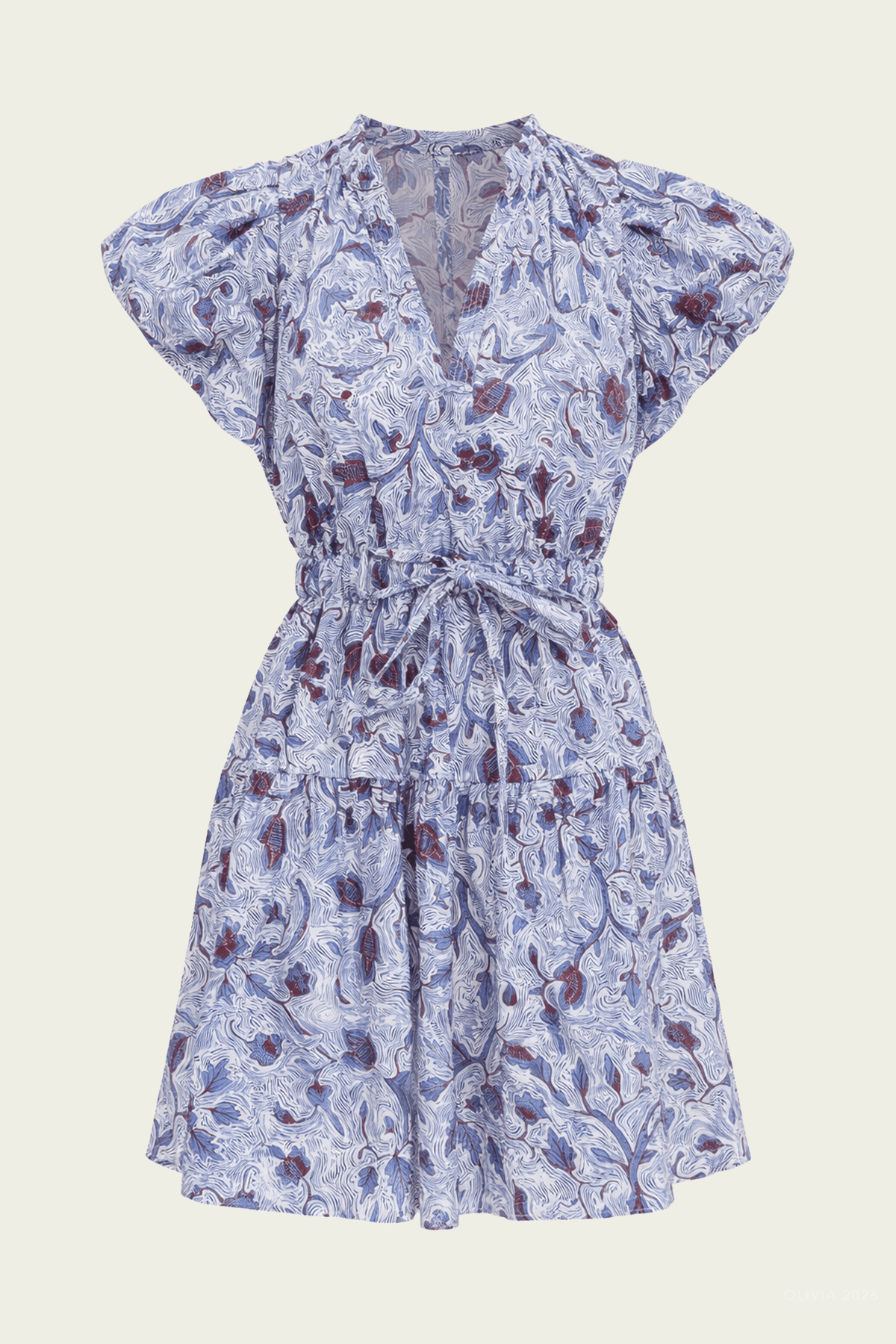 Izel Cotton Mini Dress in Gardenia - shop - olivia.com