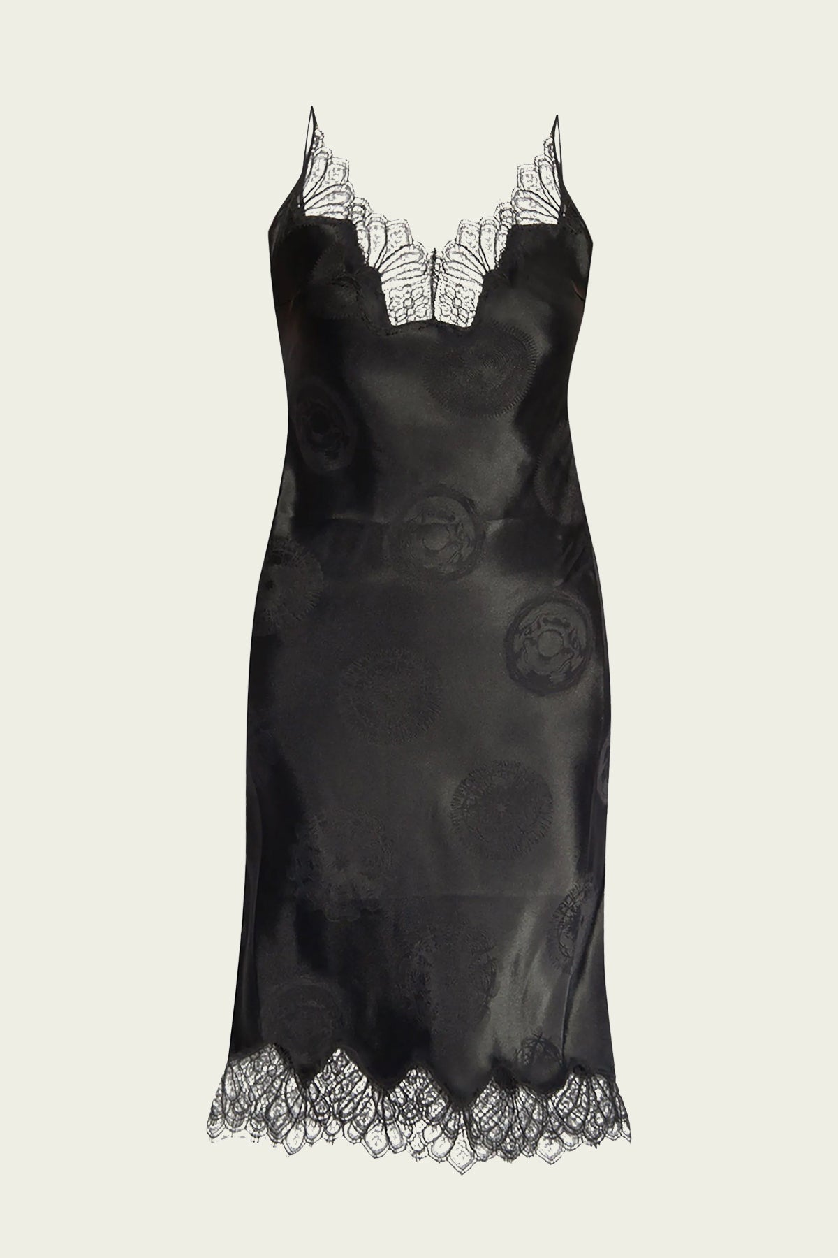 Jacquard Cymatics Dress in Black - shop-olivia.com