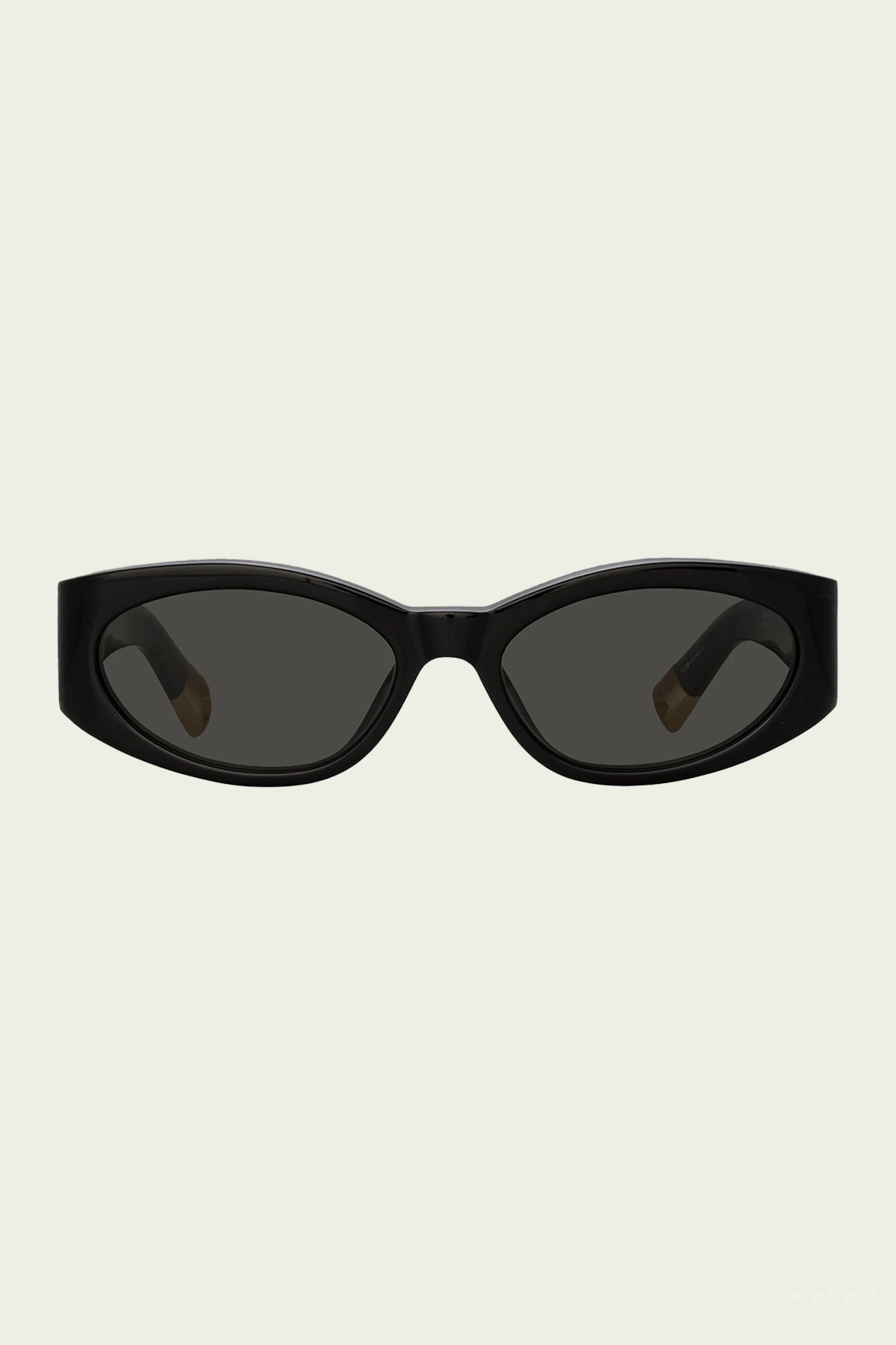 Ovalo Oval Sunglasses in Black