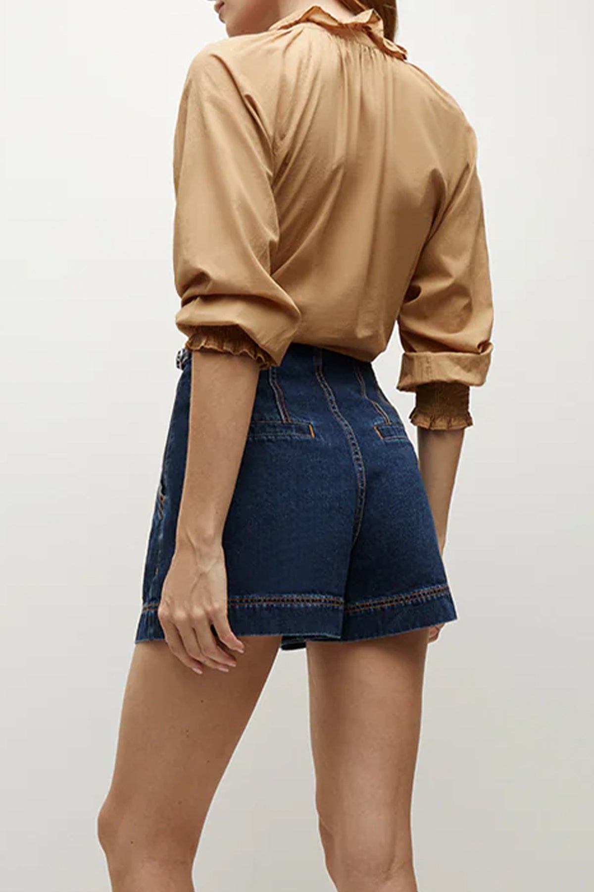 Jaffe Denim Short in Bright Blue - shop - olivia.com