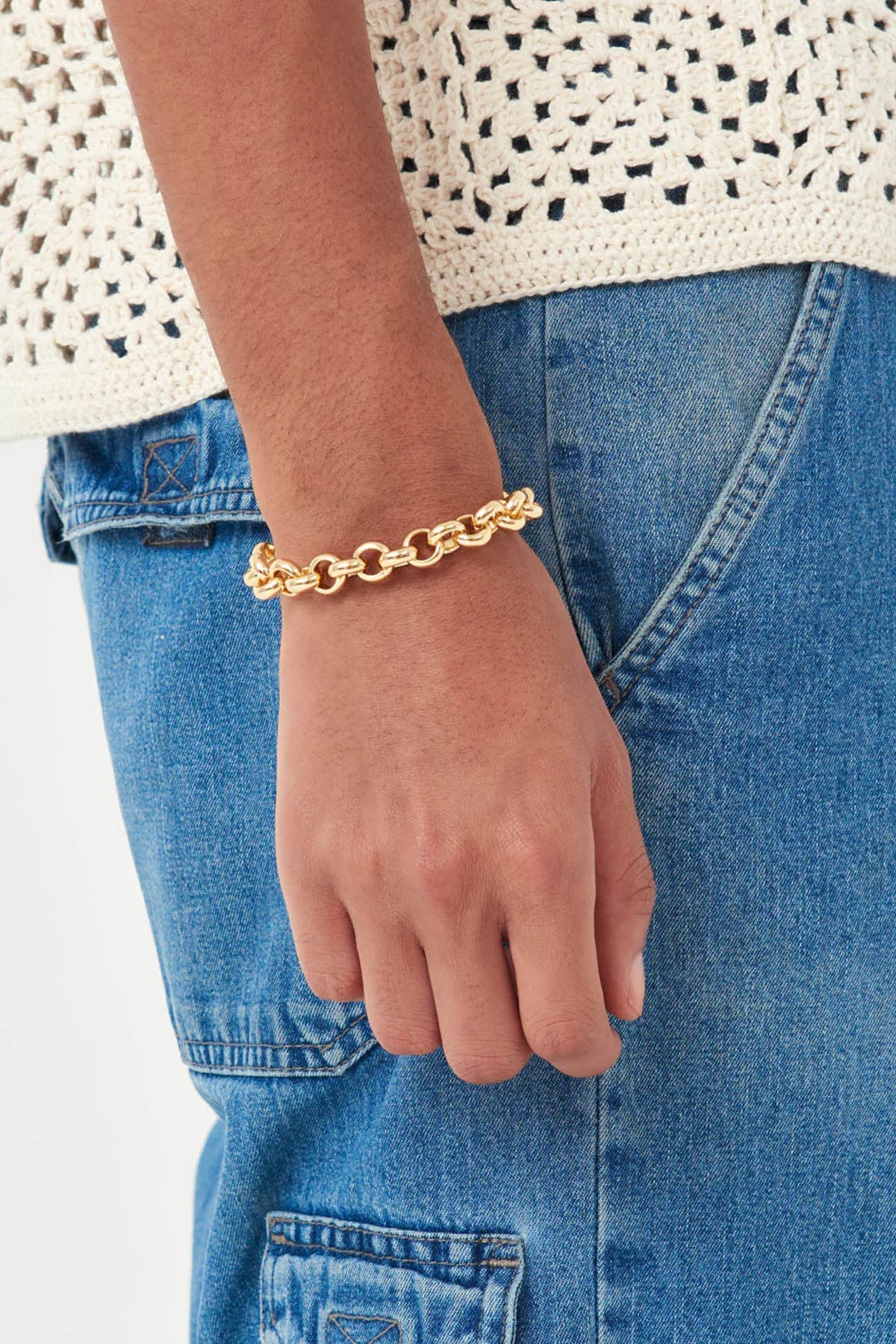 James Bracelet in Gold - shop - olivia.com