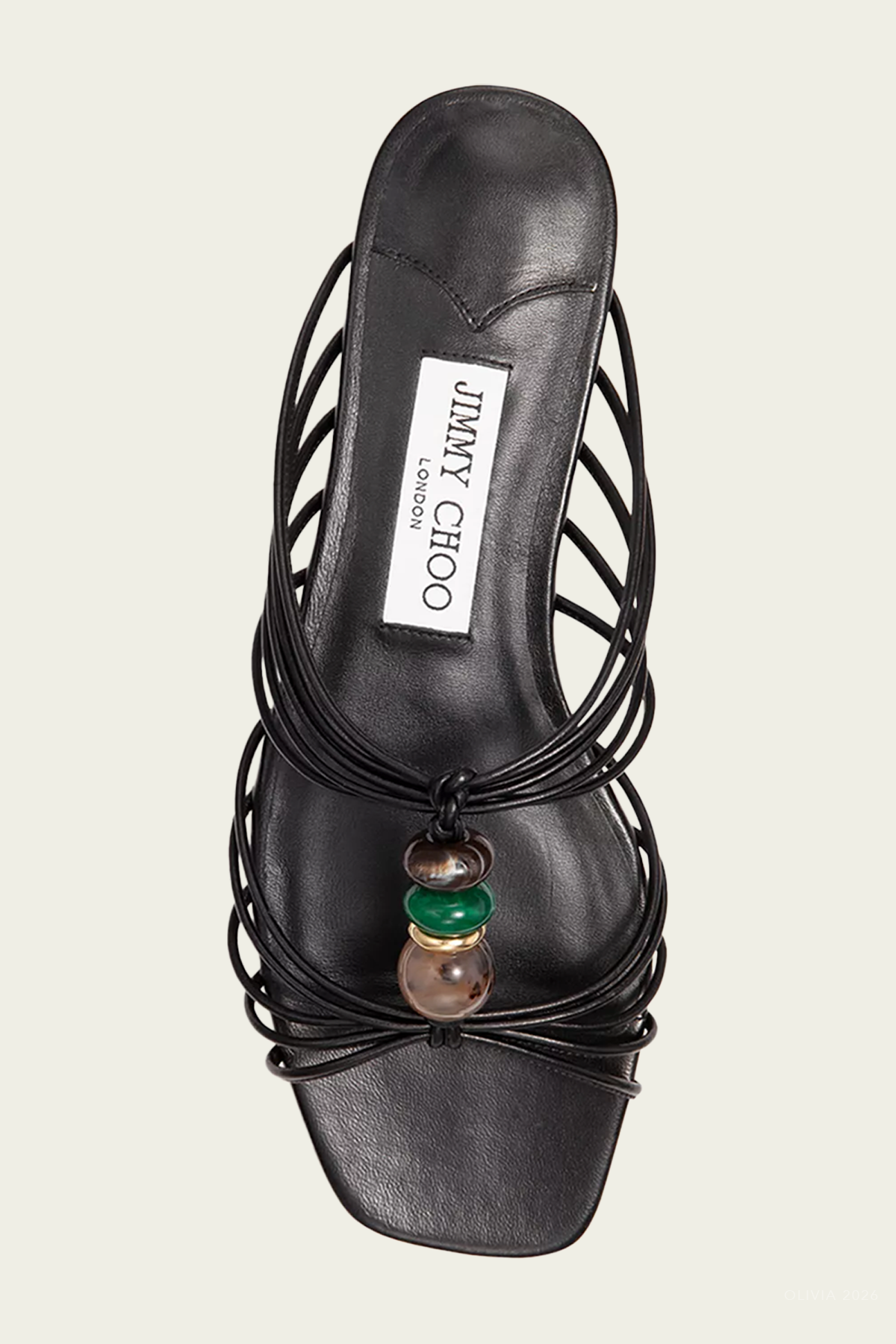 Lova Mule Flat in Black Mix