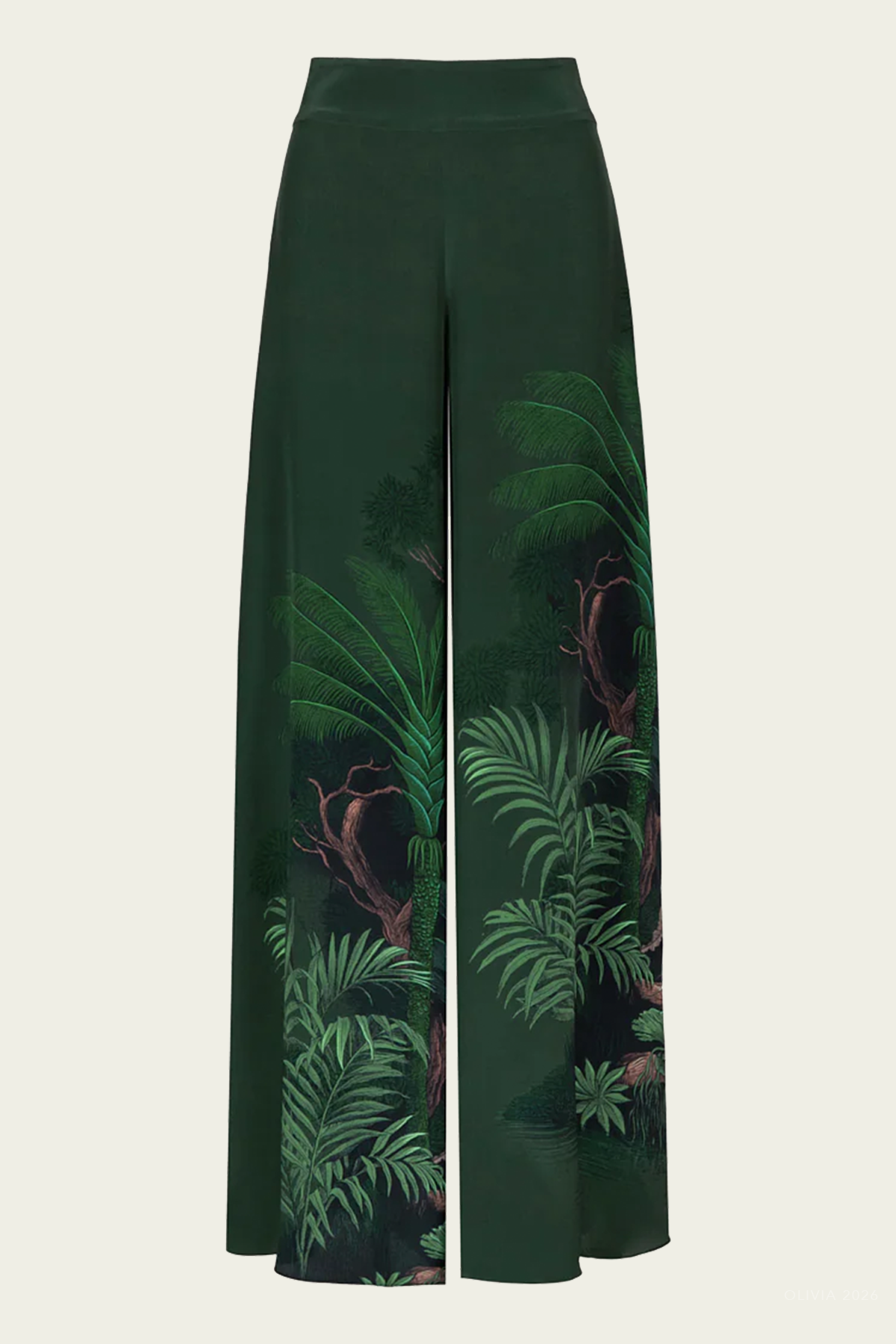 Musical Pant in Dark Green
