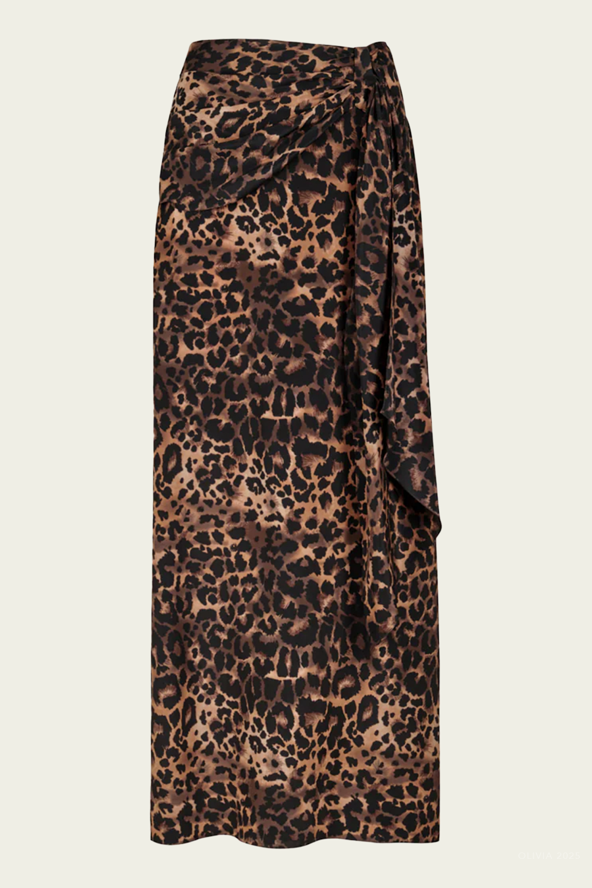 Wild Confidant Maxi Skirt in Leopard