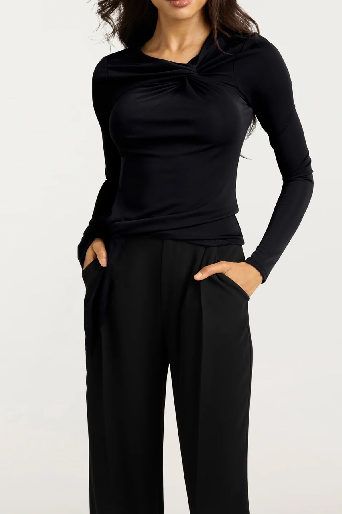 Jolene Top in Black - shop - olivia.com