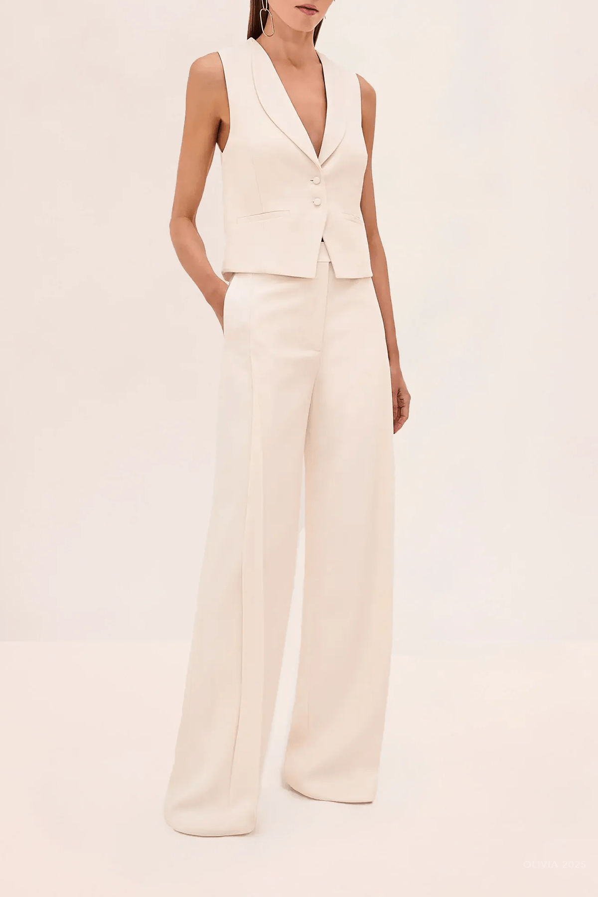 Jude Pant in Ivory - shop - olivia.com