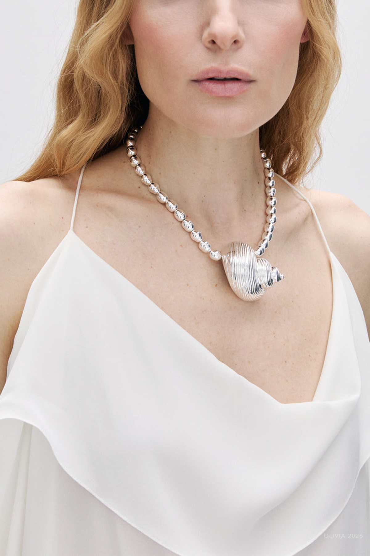 Mykonos Necklace in Silver