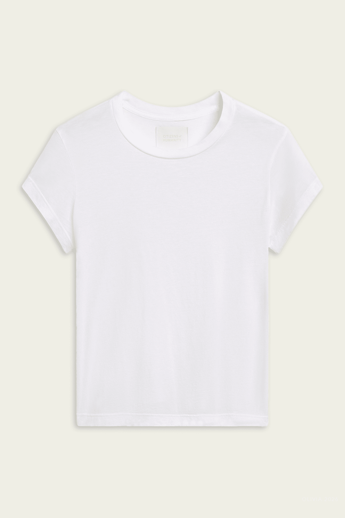 Juliette Tee in White - shop-olivia.com