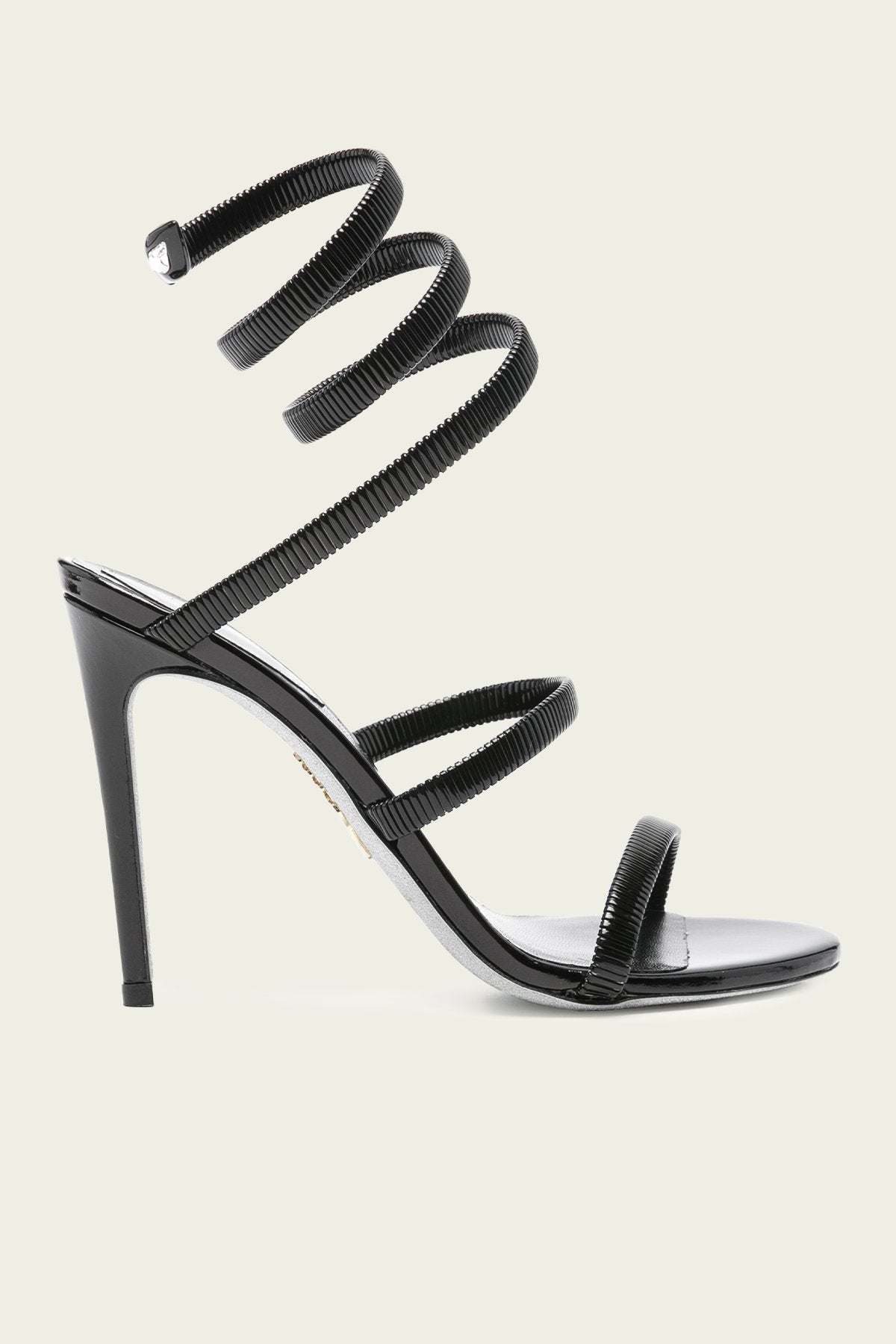 Juniper Metal Sandal in Black - shop - olivia.com