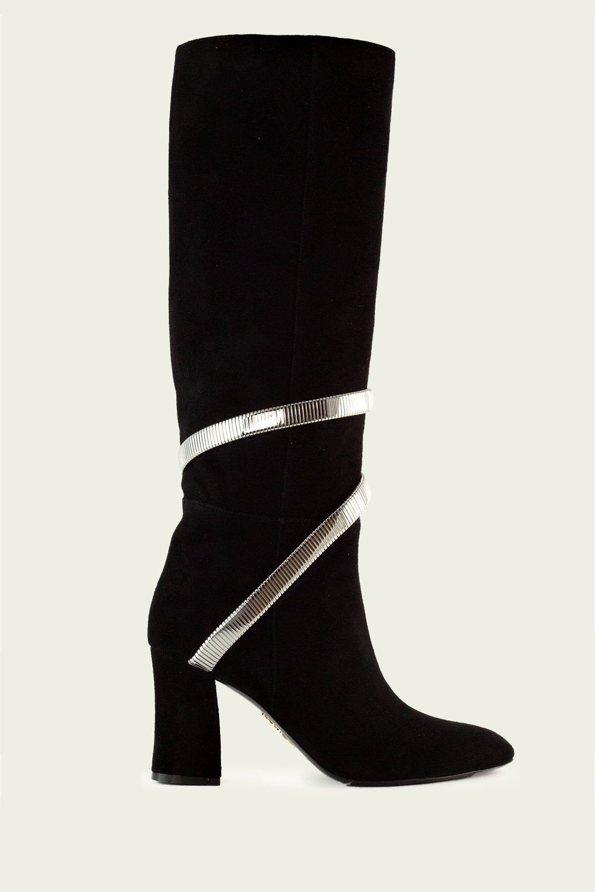 Juniper Suede Boots 80 in Black - shop - olivia.com