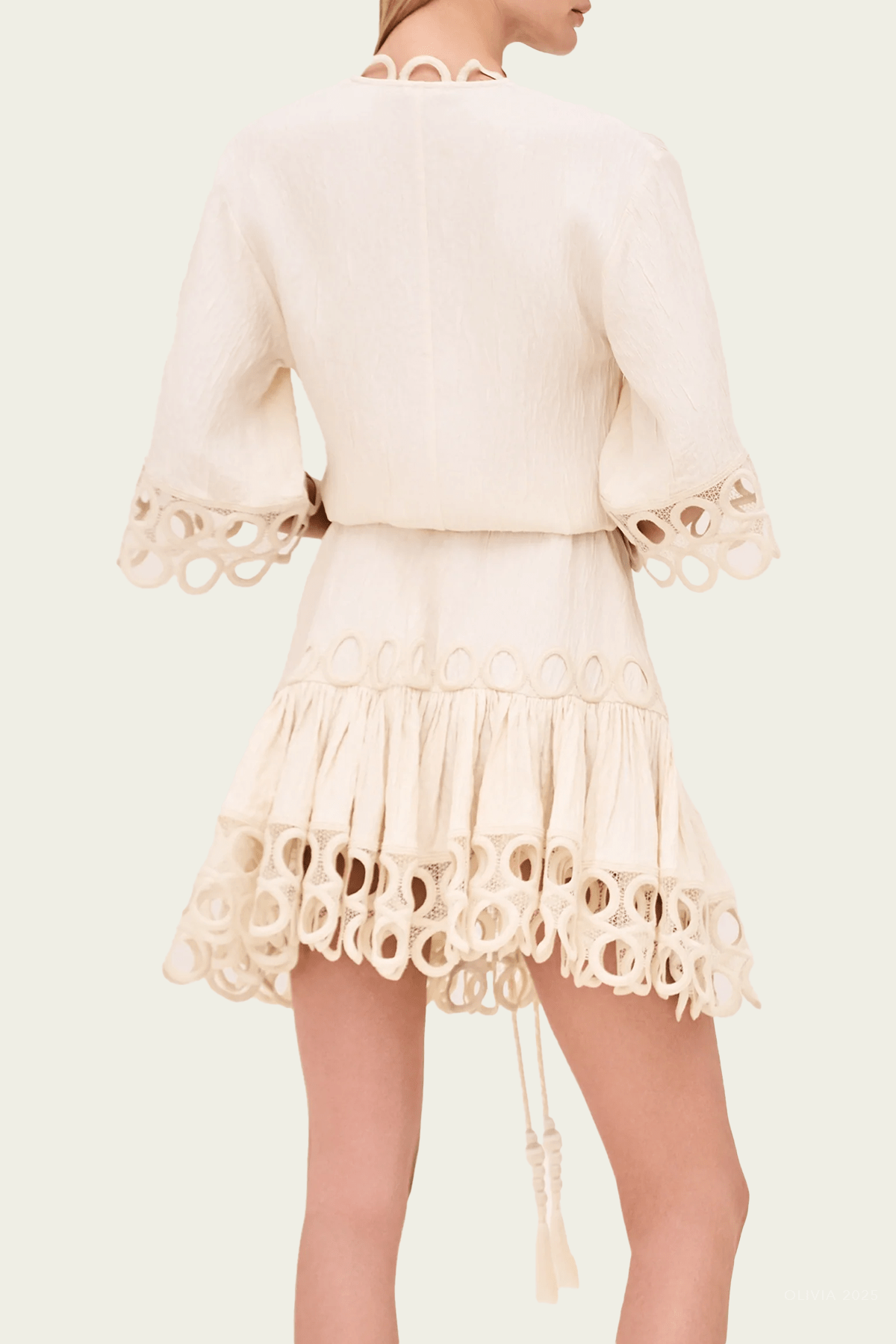 Kaila Mini Dress in Alabaster - shop - olivia.com
