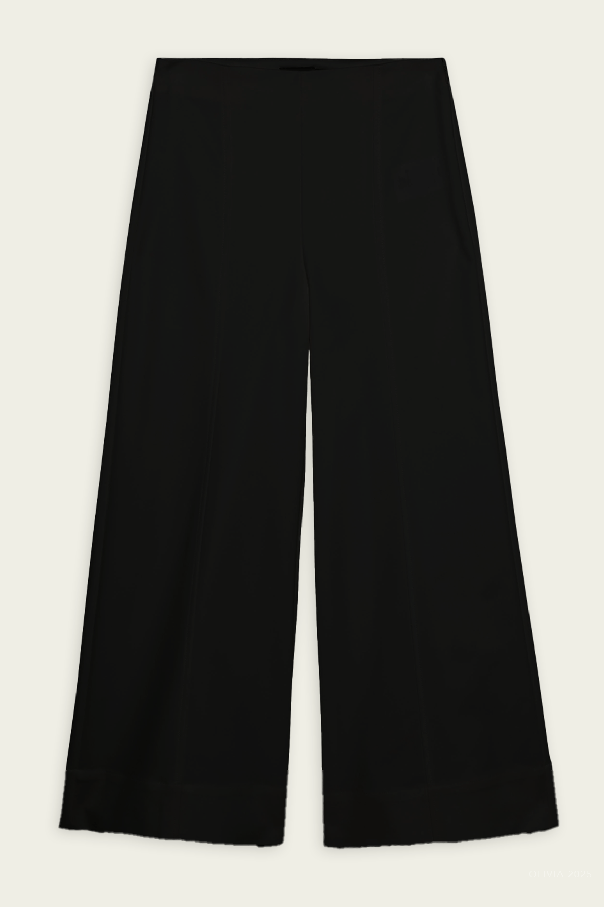 Kallin Cropped Wide - Leg Pant in Black - shop - olivia.com
