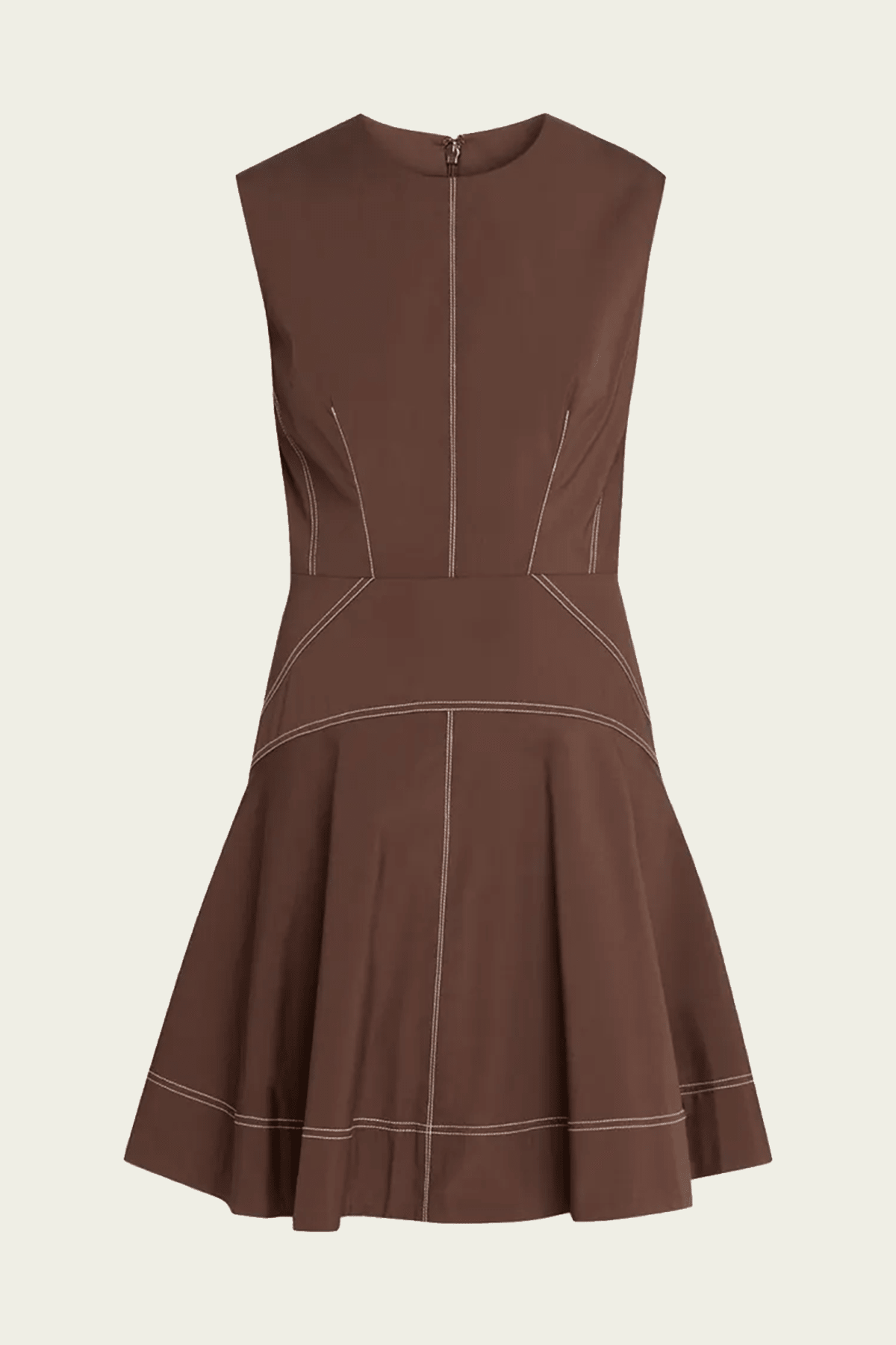 Karrigan Mini Dress in Dark Mocha - shop - olivia.com