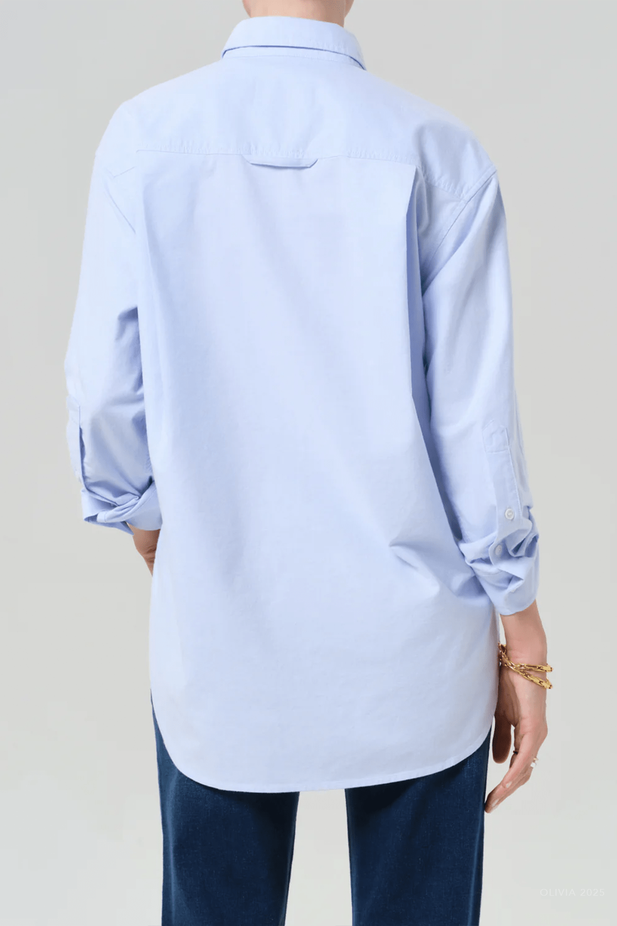 Kayla Shirt in Blue - shop - olivia.com