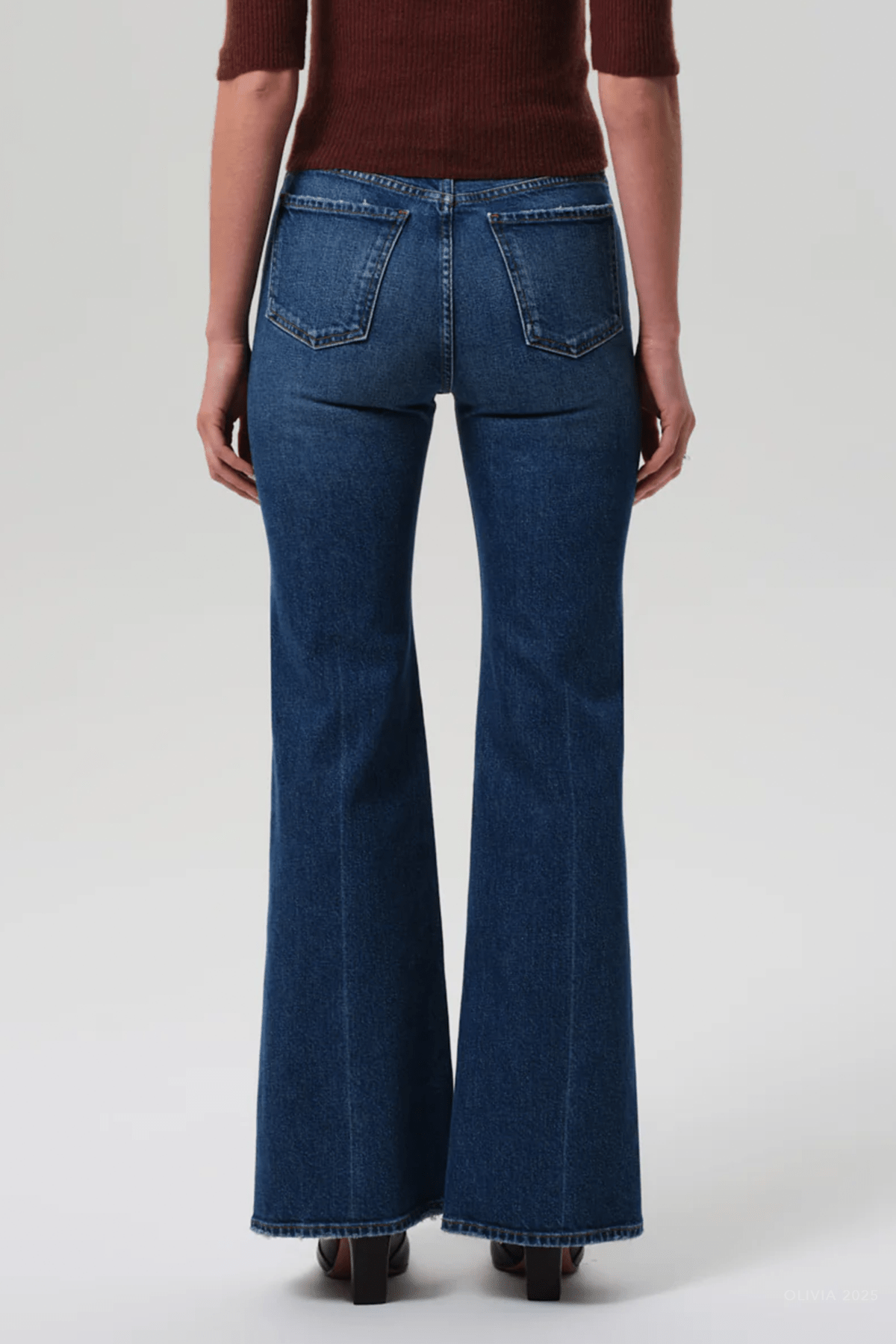 Kimberly 70's Flare in Cruise - shop - olivia.com