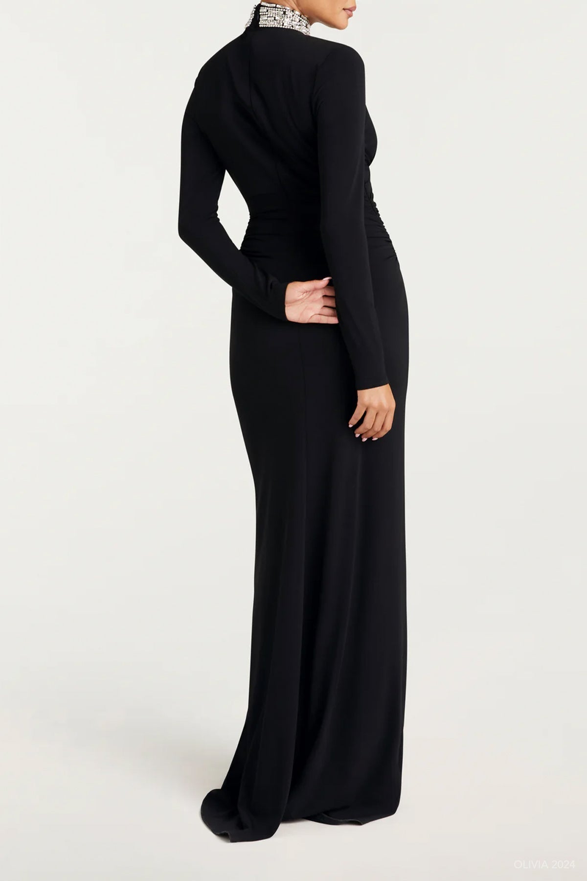 Kimbra Gown in Black - shop - olivia.com