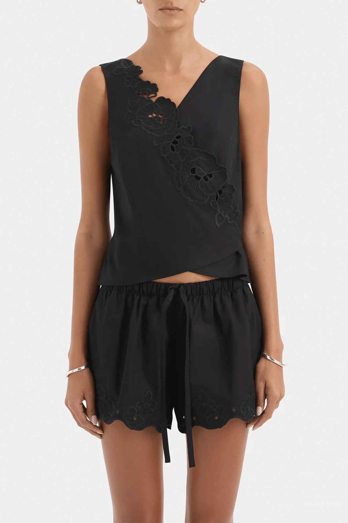 Klara Mini Short in Black - shop-olivia.com