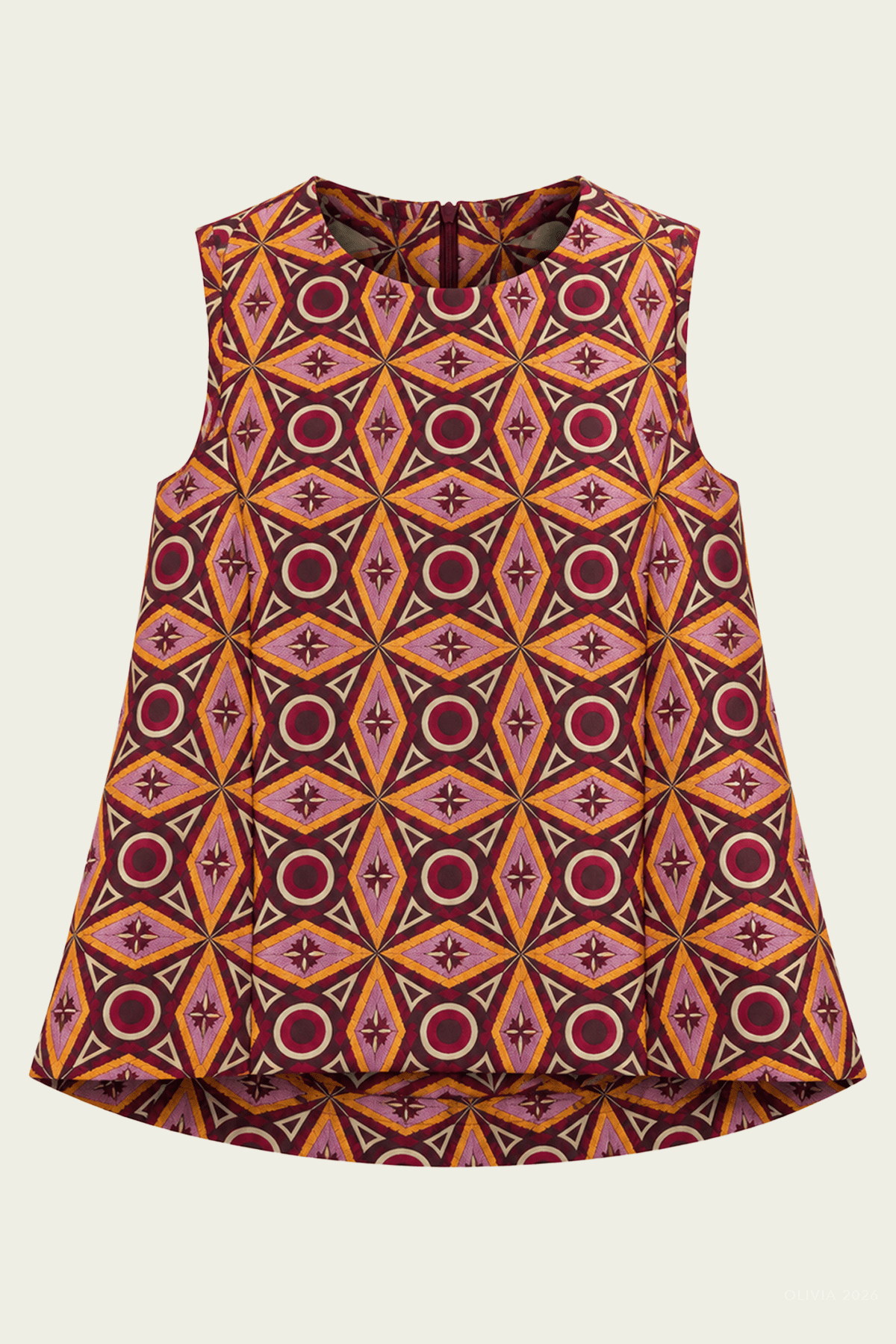 La Scala Jacquard Top in Diamond Blue Petrol - shop-olivia.com