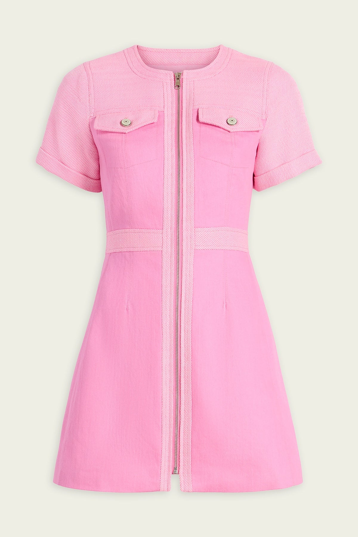 Layla Mini Dress in Flamingo - shop-olivia.com