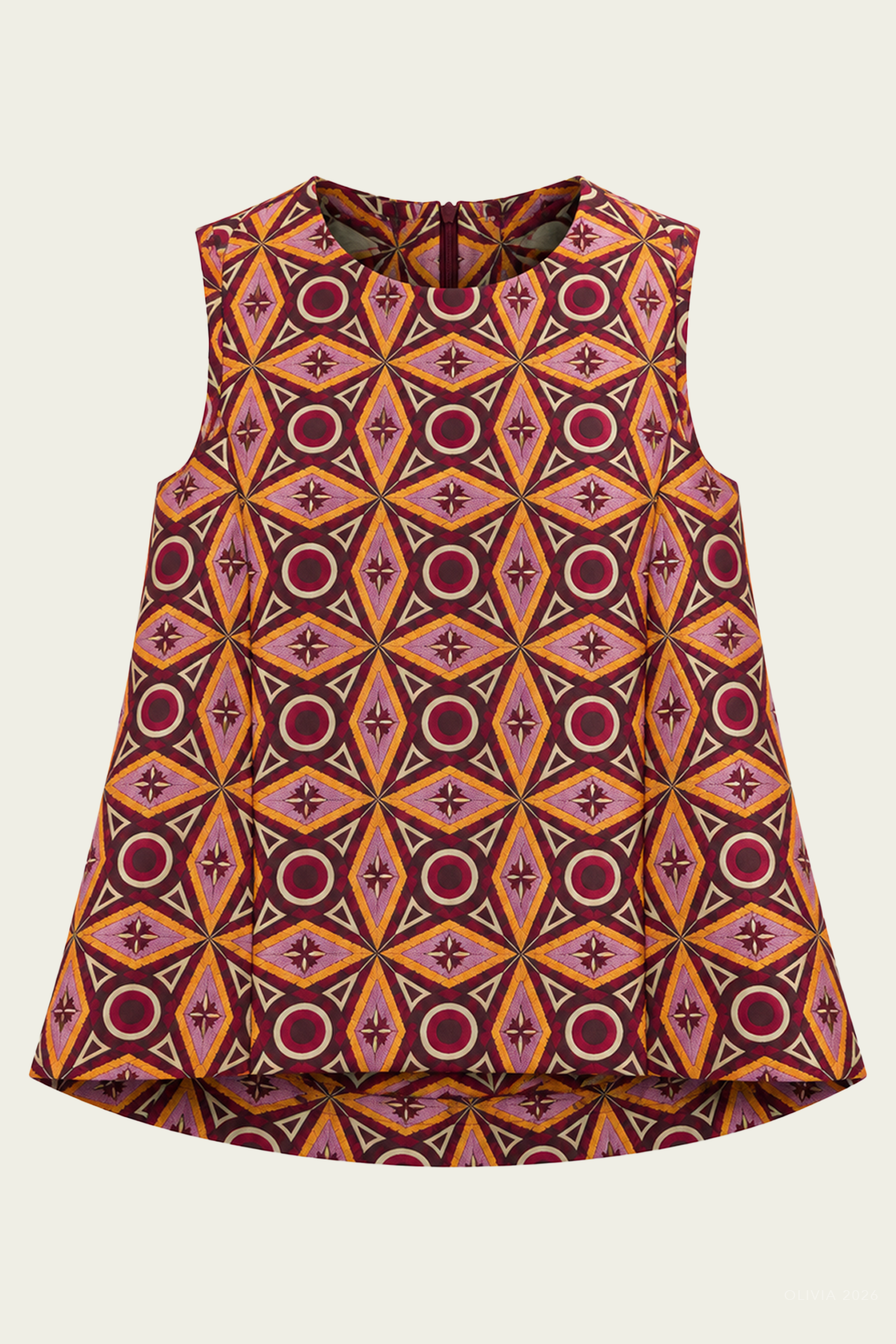 La Scala Jacquard Top in Diamond Blue Petrol