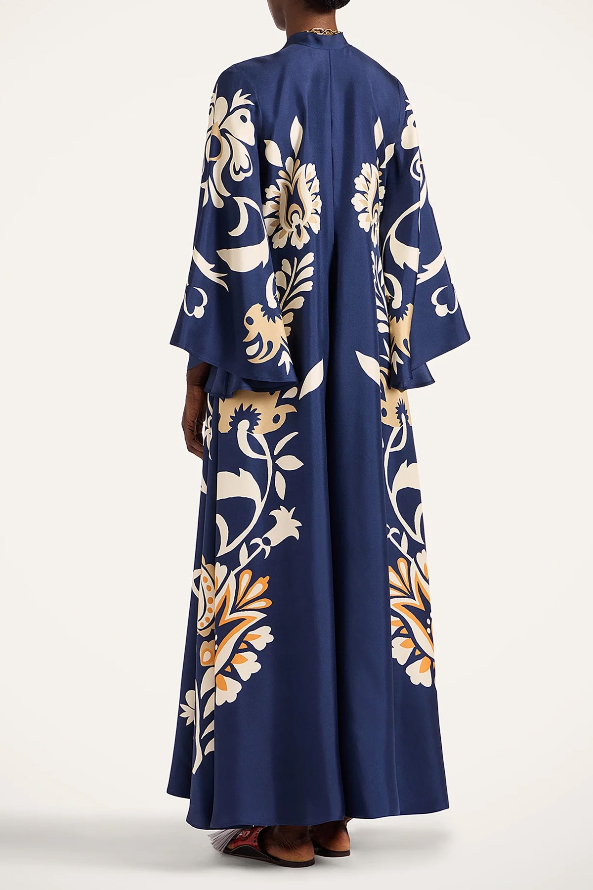 Magnifico Dress in Selva Placée Blue