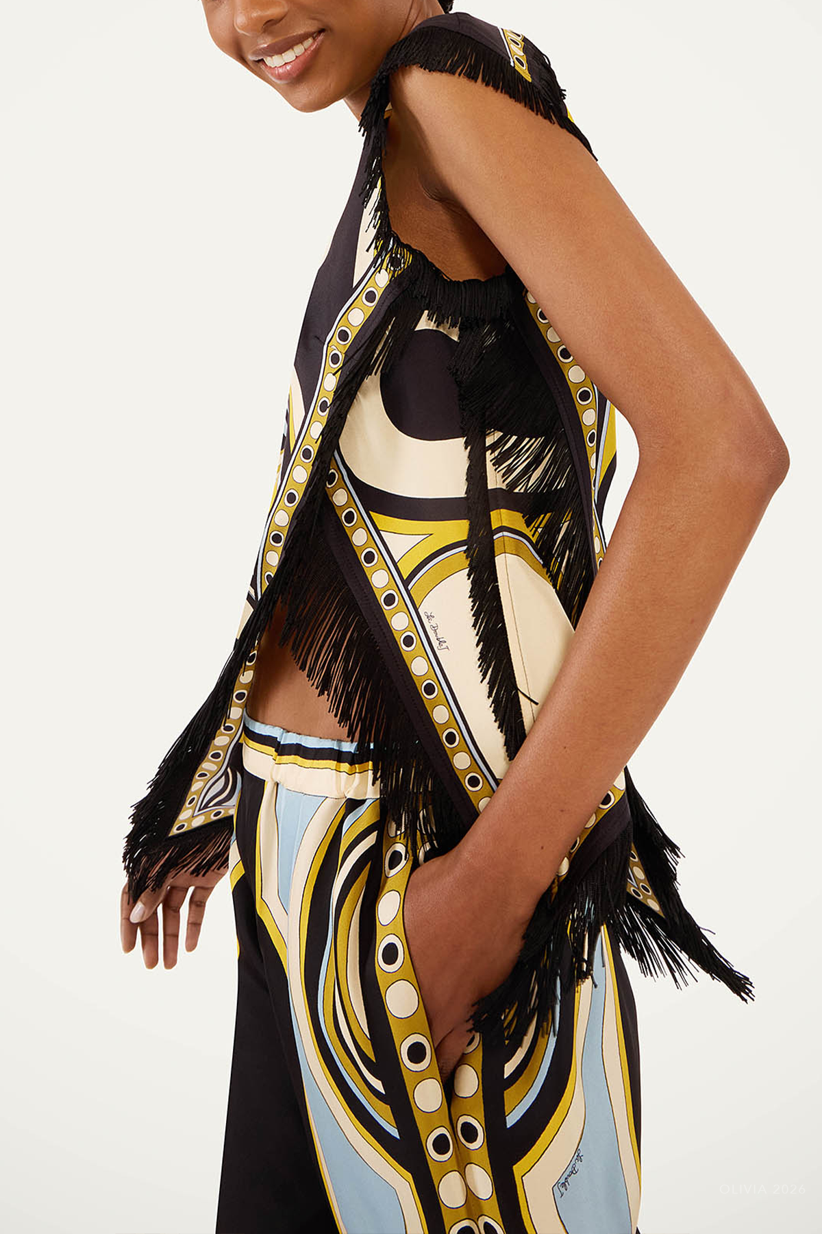 Scarf Top in Sanctuary Placée Gold