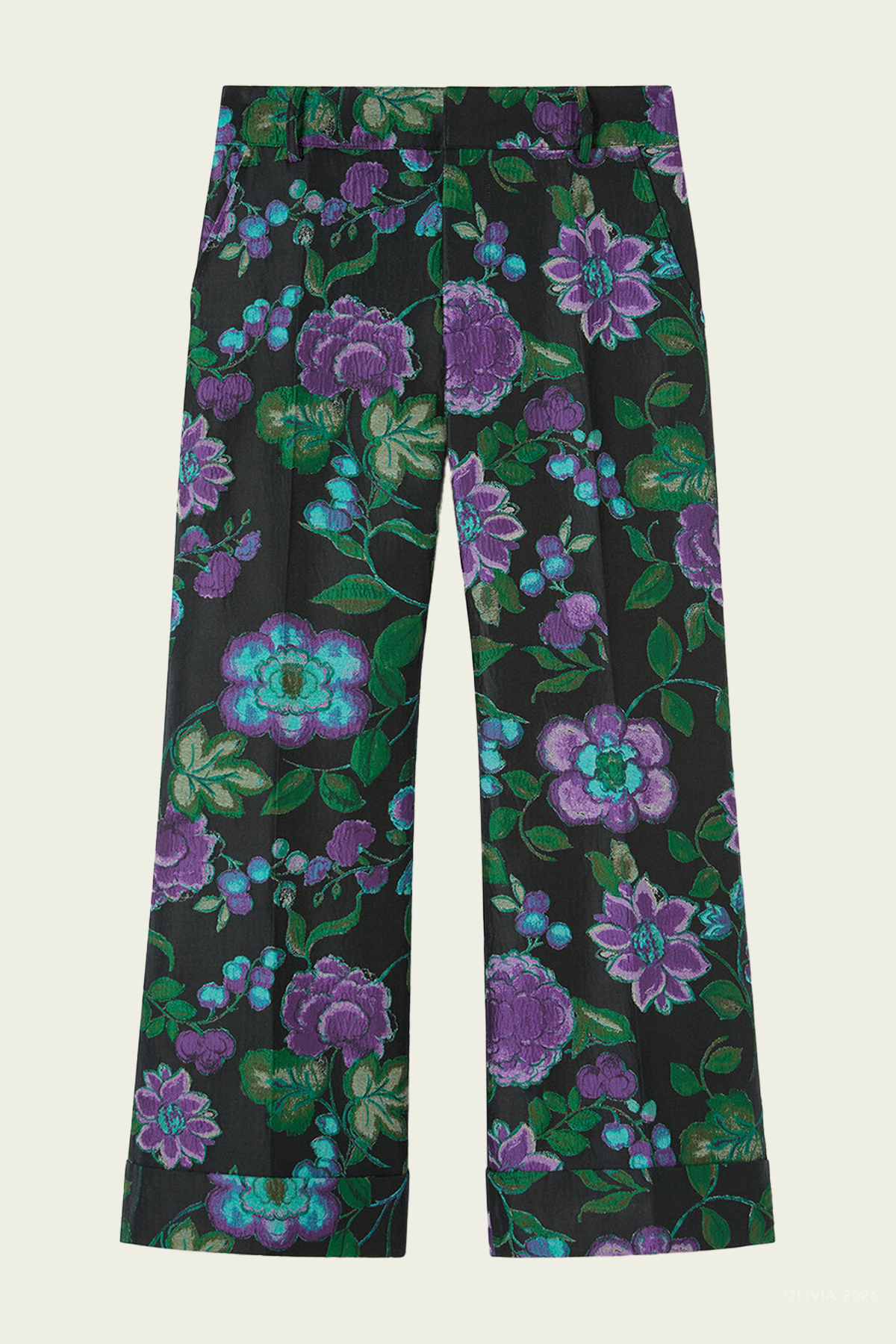 Hendrix Pants in Botanical Black
