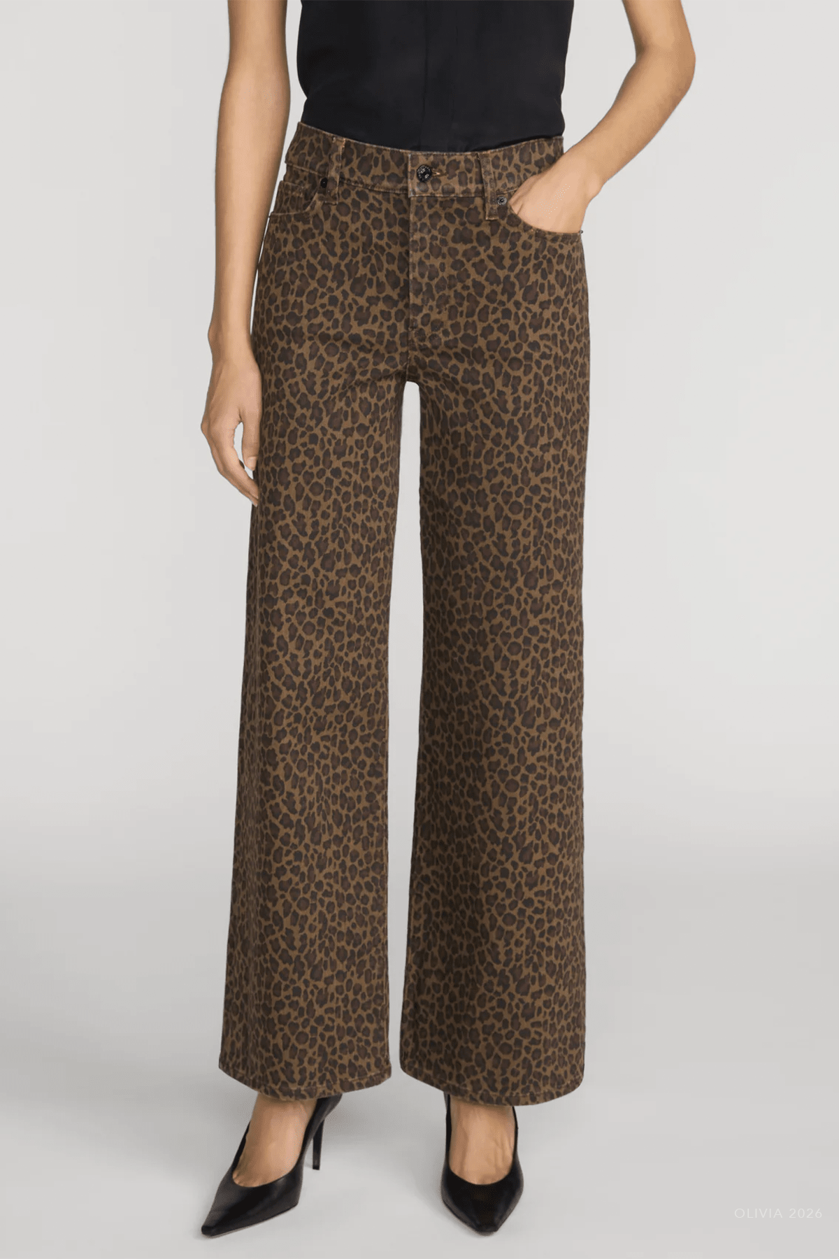 Le Slim Palazzo in Leopard - shop-olivia.com