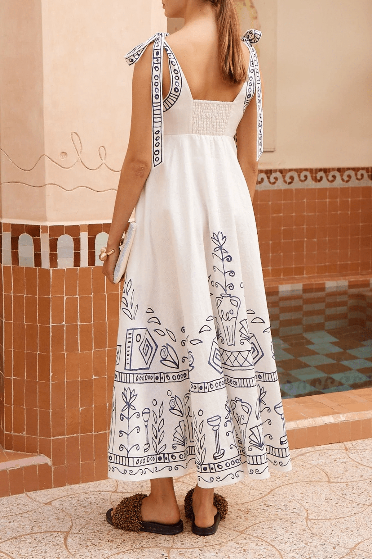 Leela Ballet Sundress in Cream - shop - olivia.com