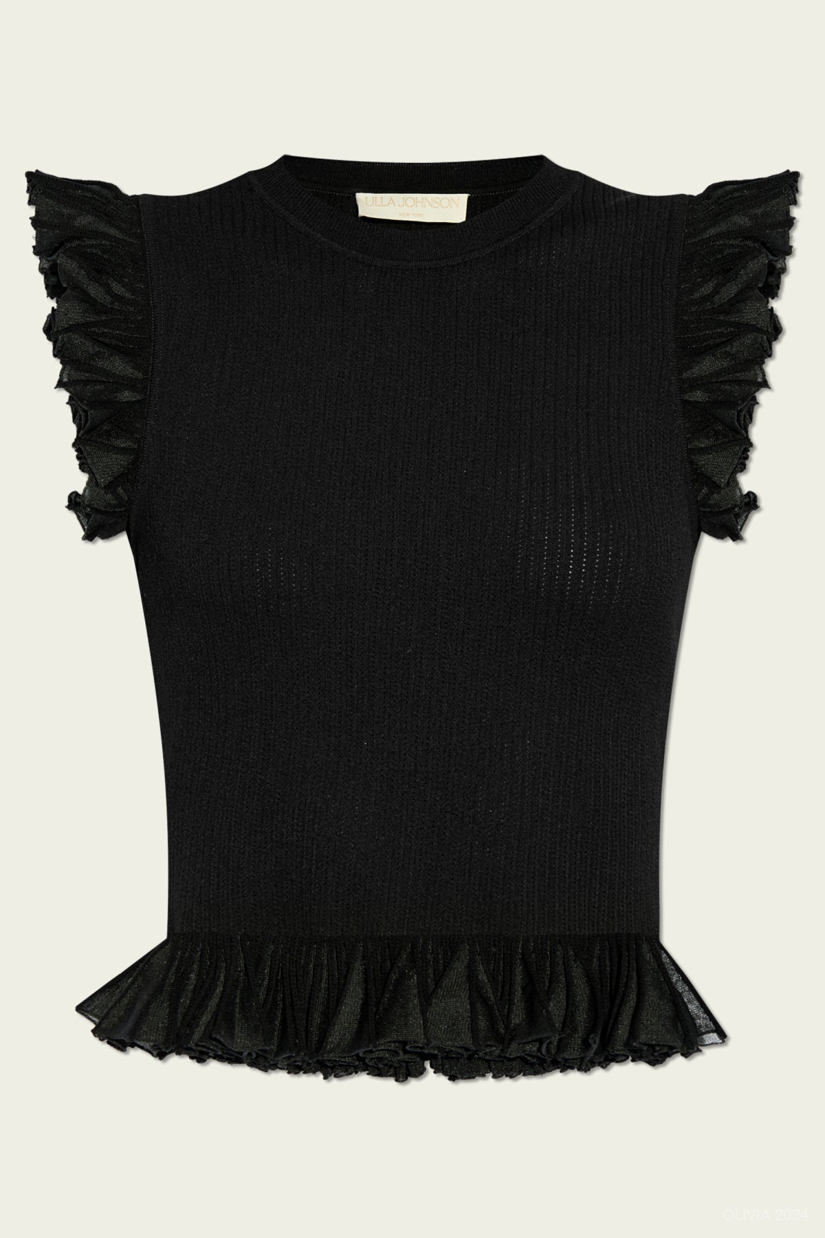 Leila Top in Noir - shop - olivia.com