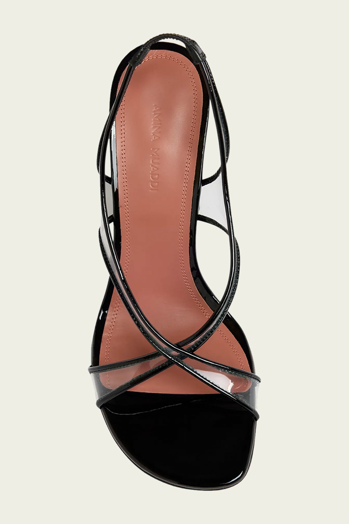 Lena Sandal 90 in Black Patent - shop - olivia.com