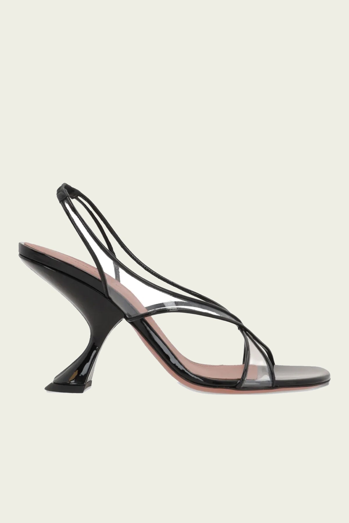 Lena Sandal 90 in Black Patent - shop - olivia.com