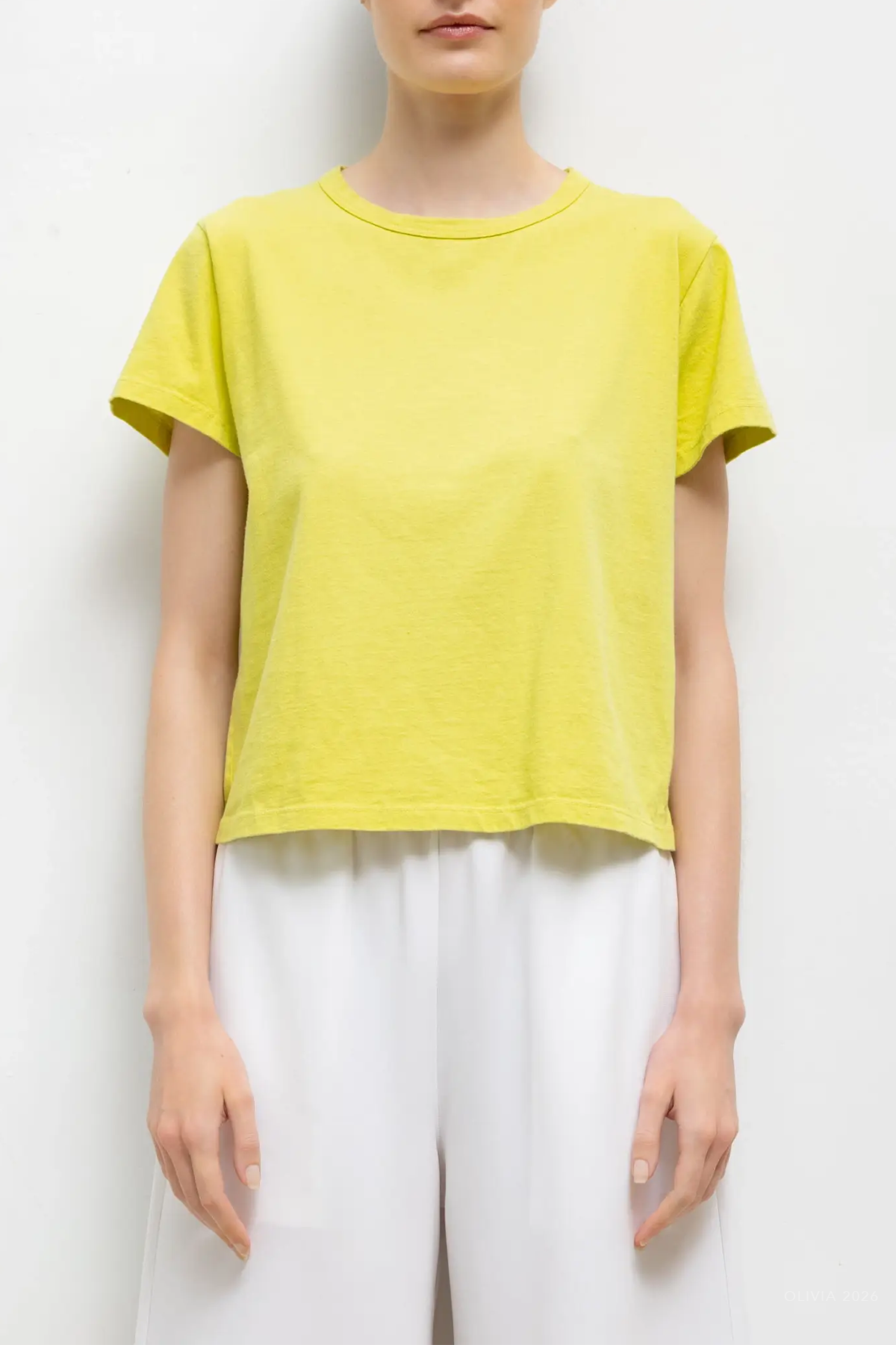 The Margo T-Shirt in Chartreuse