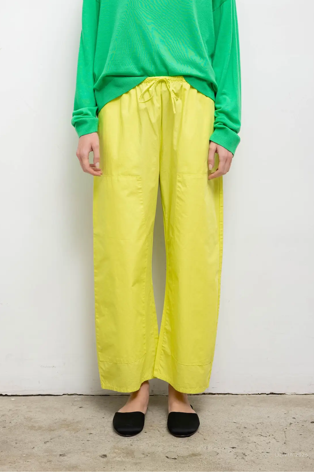 Kyoto Carpenter Pant in Chartreuse