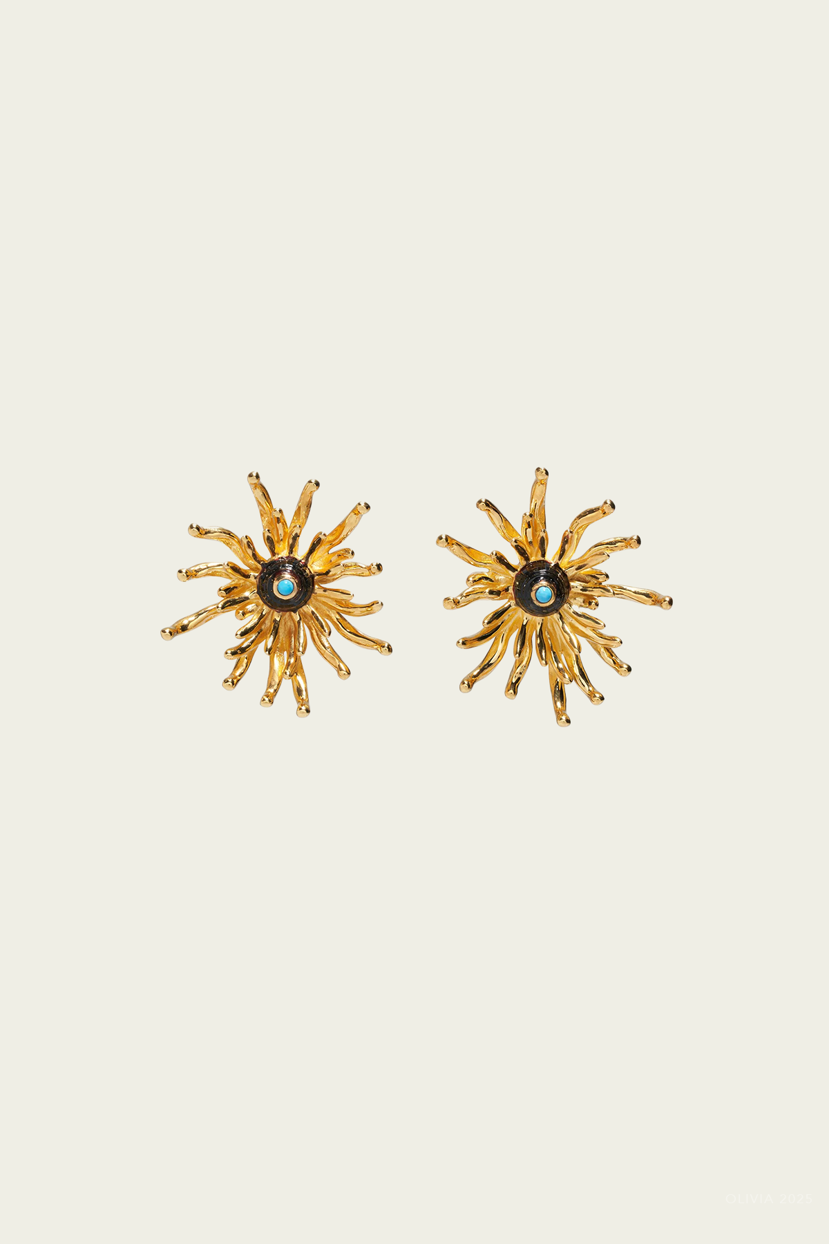 Cactus Flower Studs