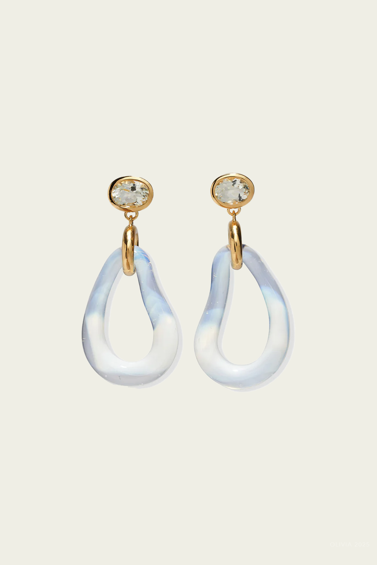 Galina Earrings in Opalescent