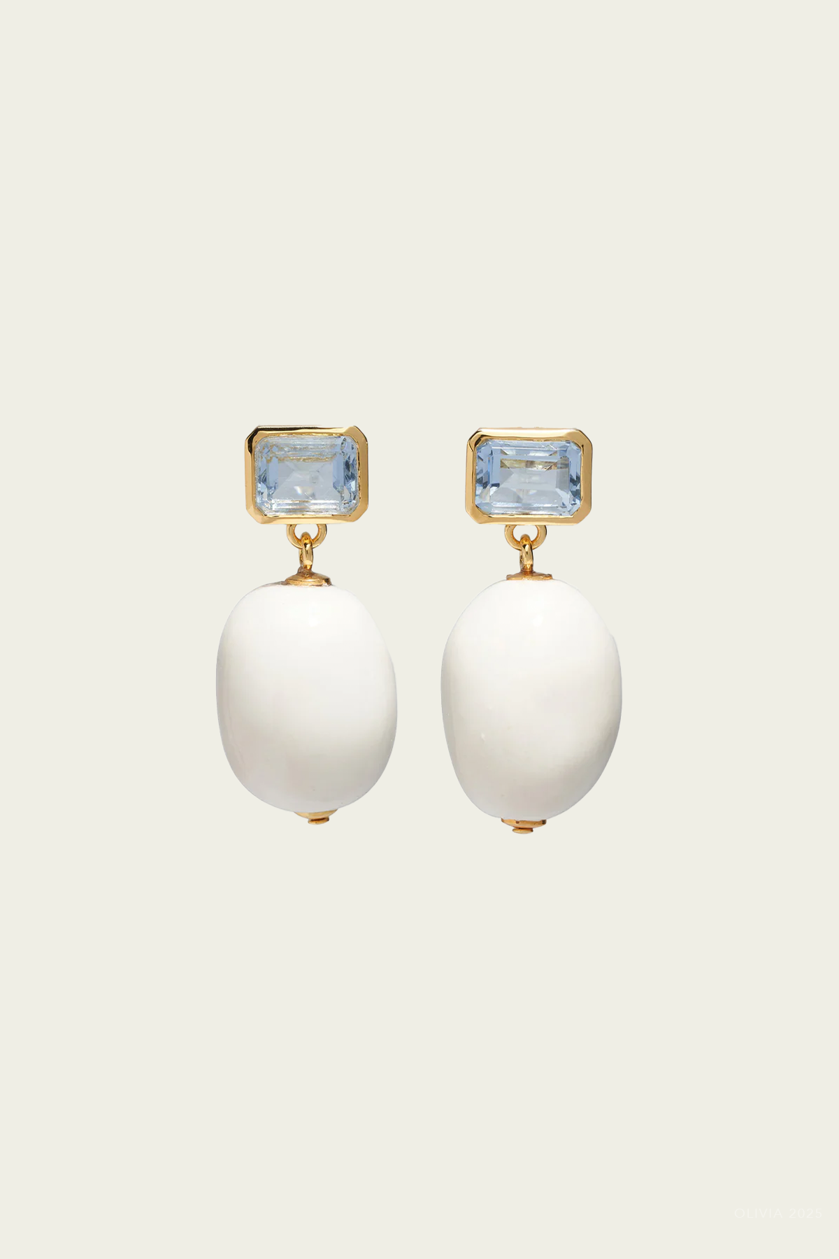 La Paz Earrings in Ivory
