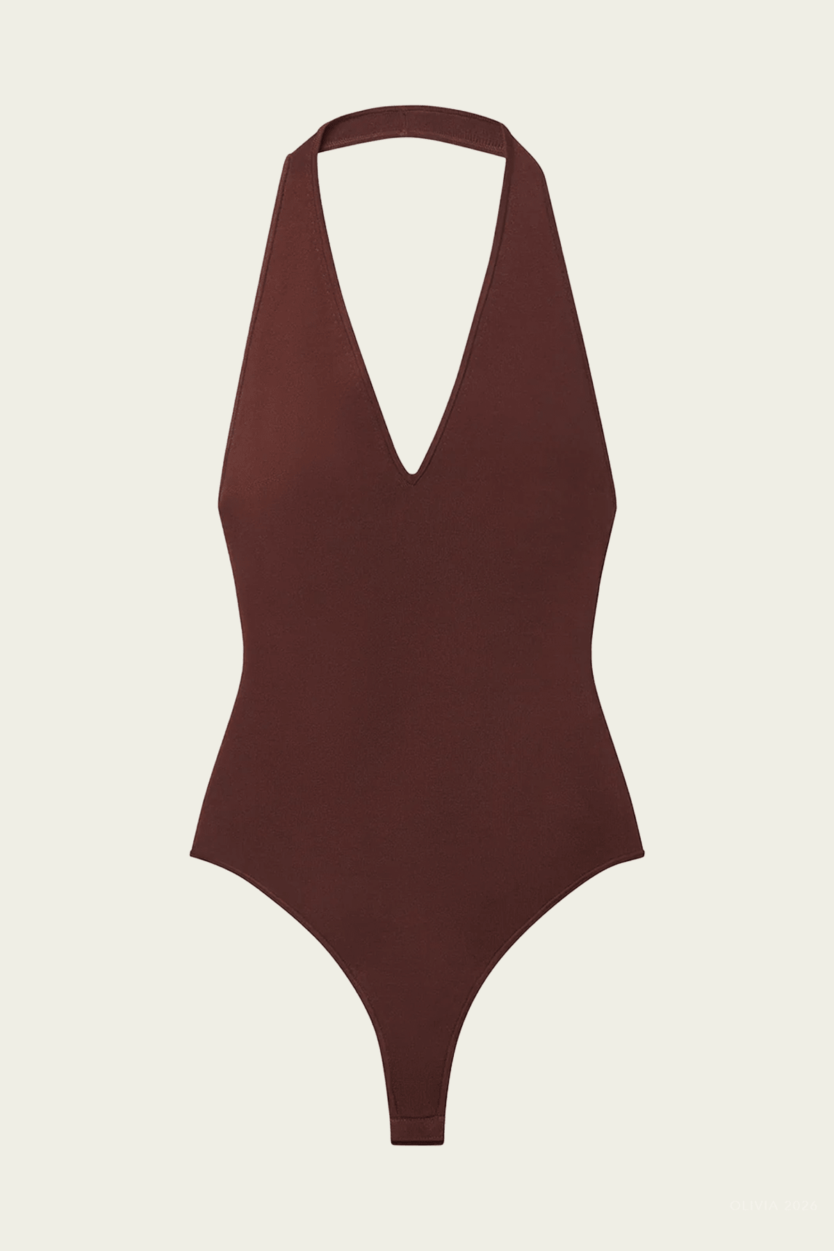Lila Knit Bodysuit in Sandalwood - shop-olivia.com
