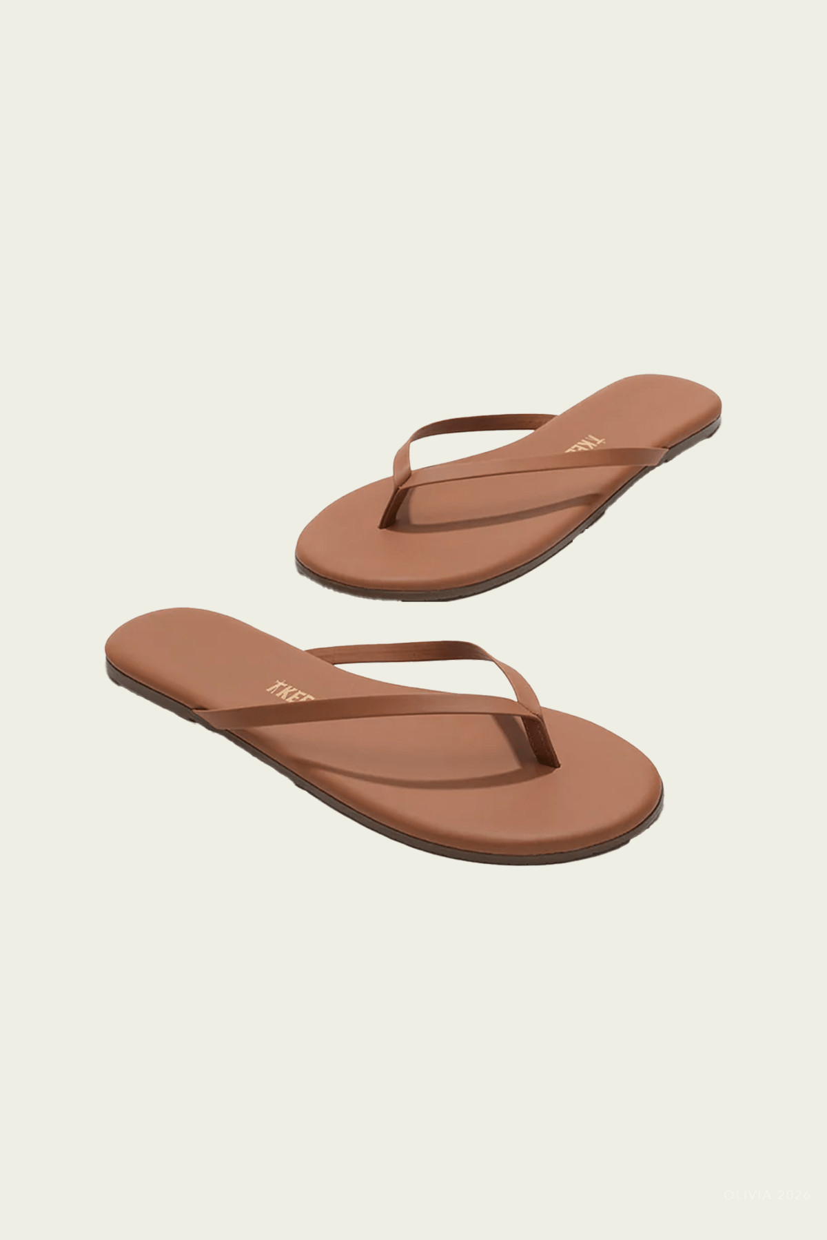 Lily Foundation Matte Flip Flops in Au Naturale - shop - olivia.com