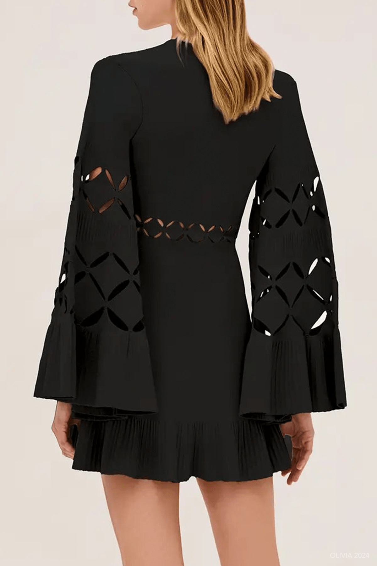 Linden Mini Dress in Black - shop - olivia.com