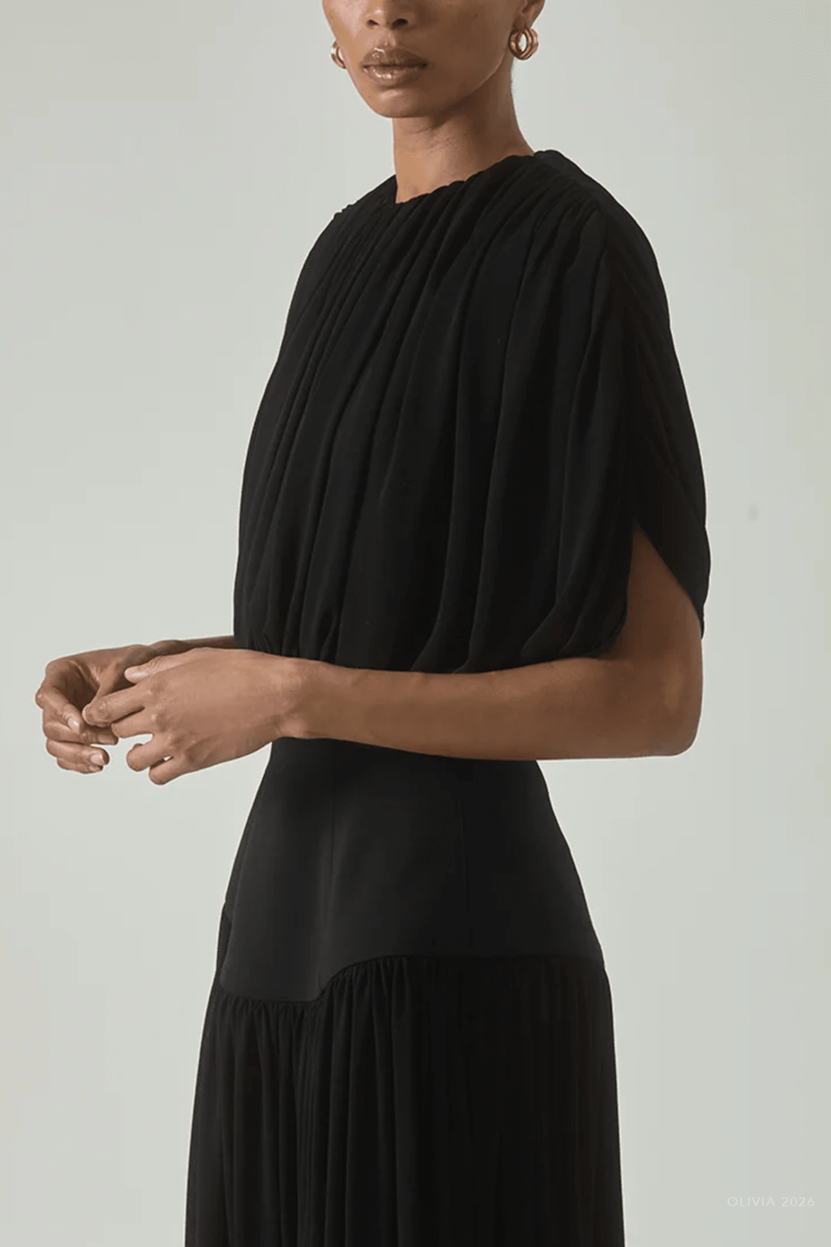 Louise Top in Black - shop-olivia.com